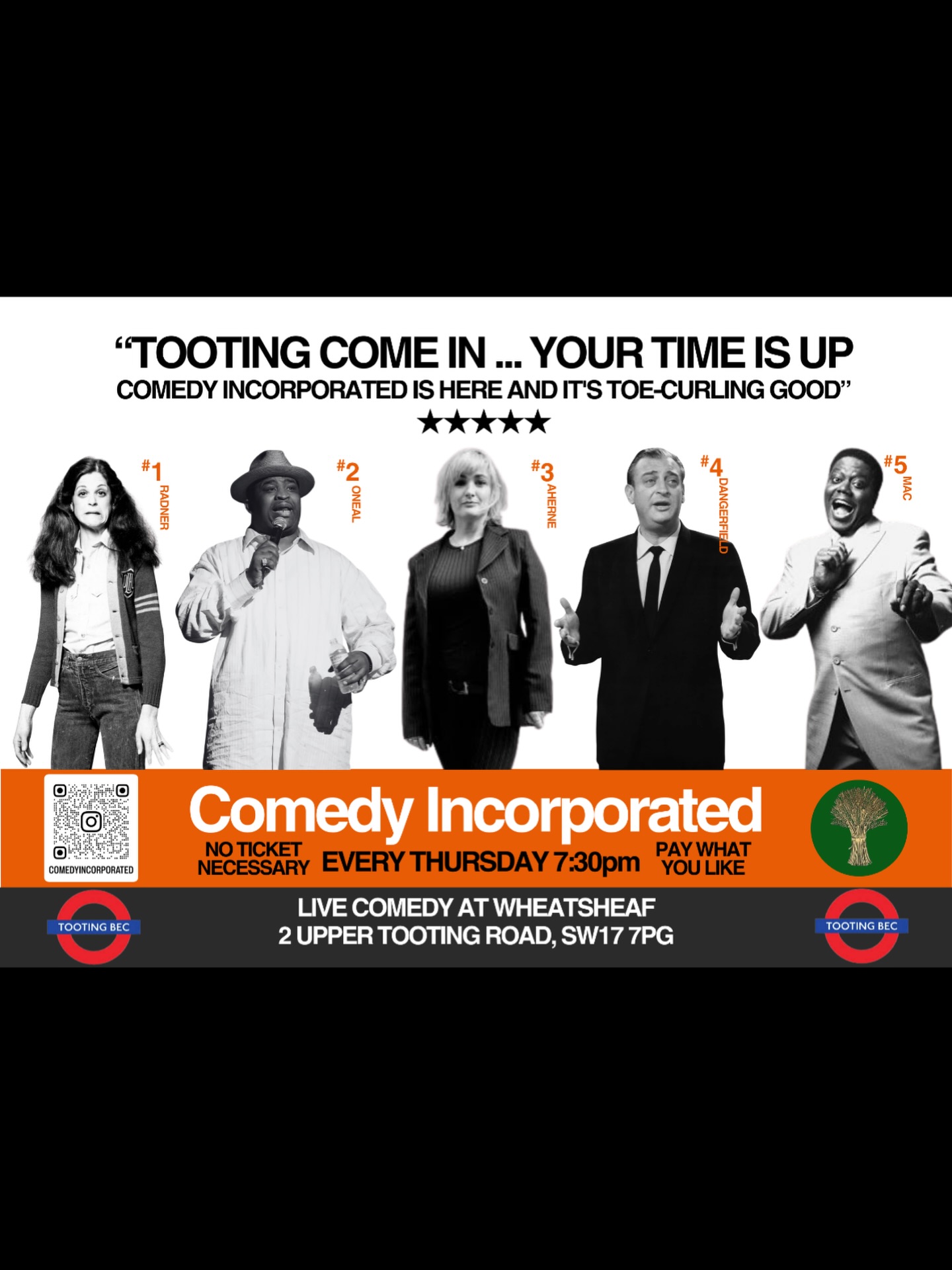 @comedyincorporated is launching in Tooting tomorrow, with weekly comedy nights to follow! 

Join us for Thursday evening laughs. Free entry, donations welcome 🕺🏼🕺🏼

#comedynight #comedylive #standupcomedy