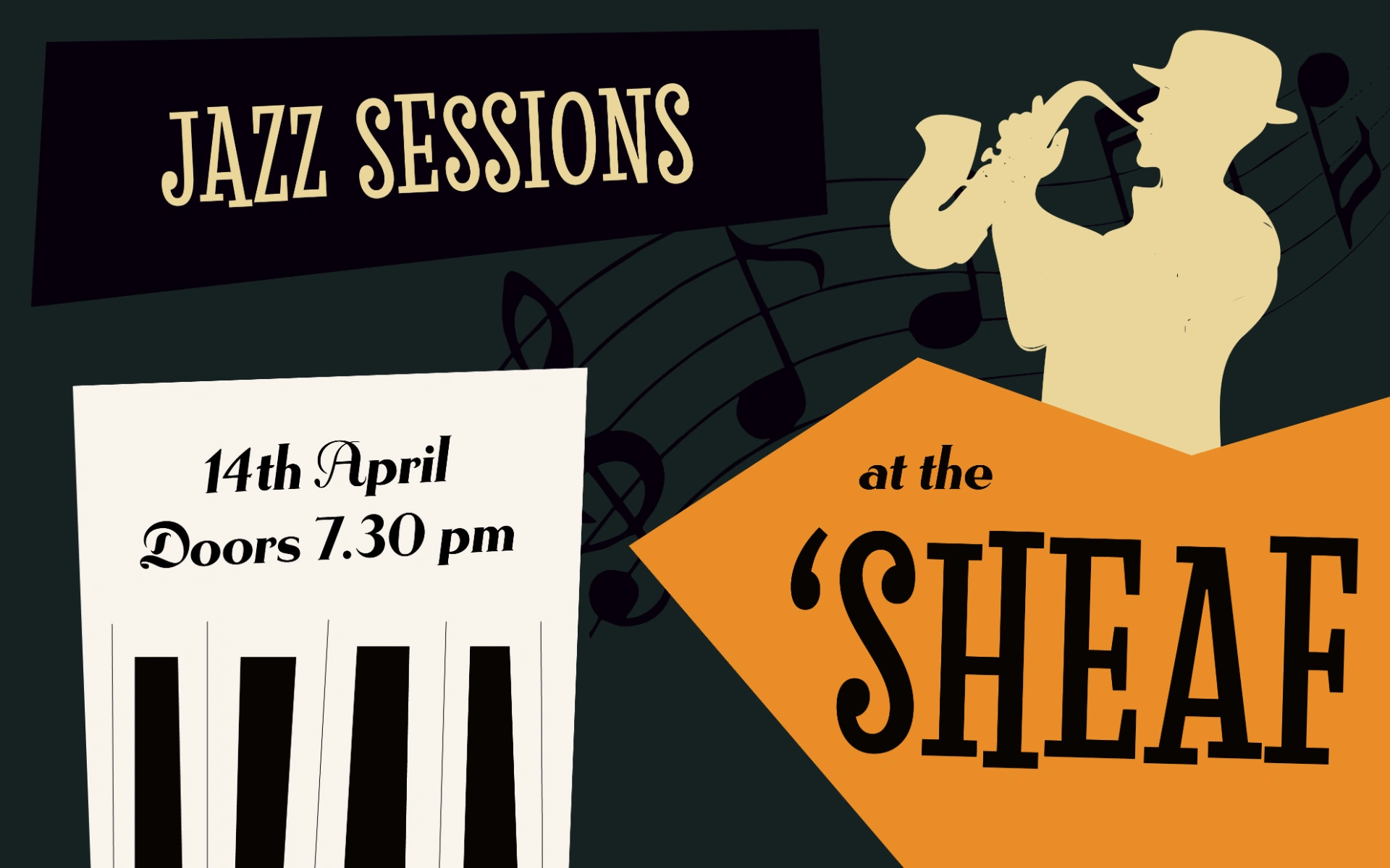 Join us for our famous monthly jazz nights here at The 'Sheaf. 