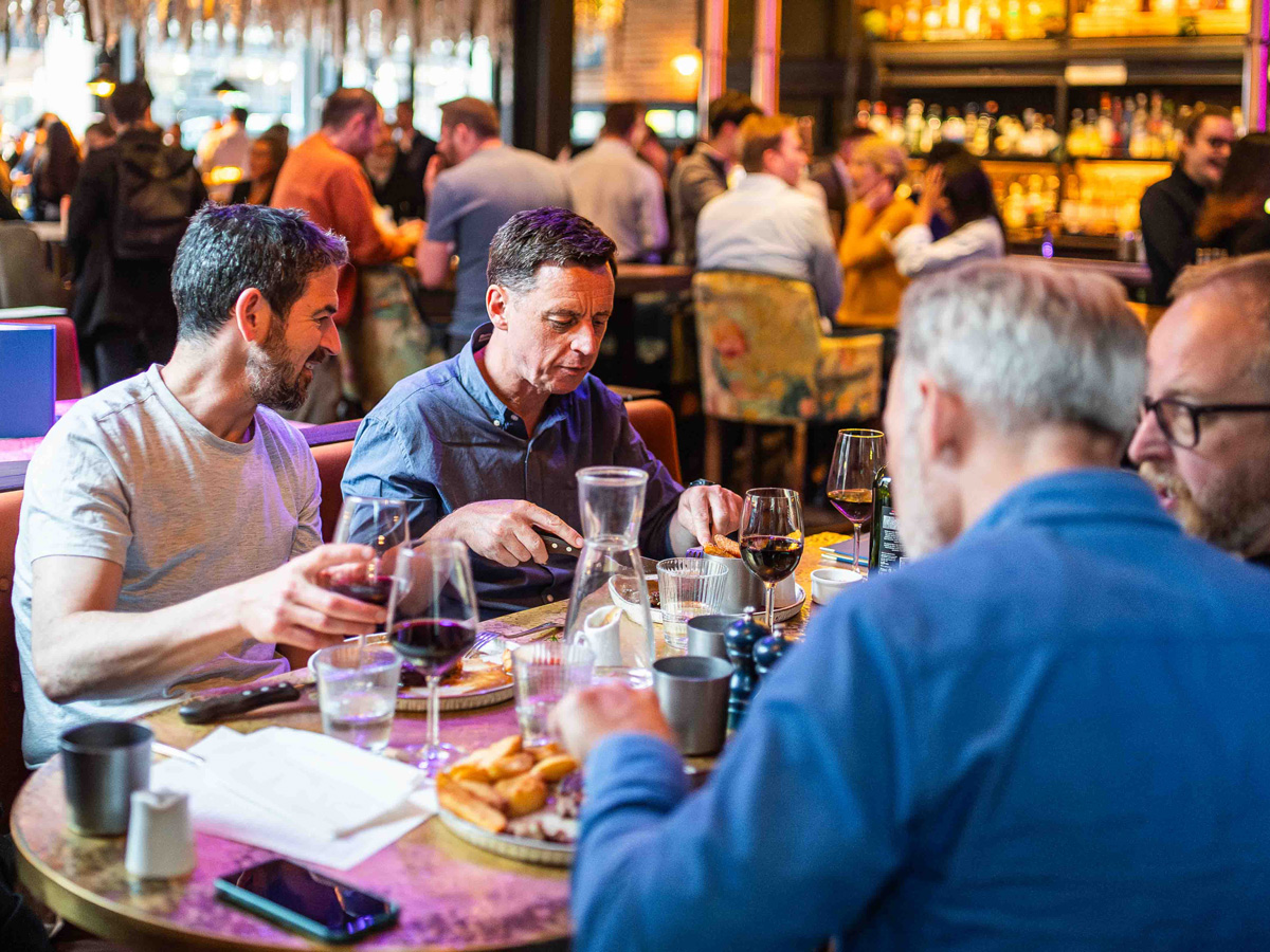 Seasonal dishes, bold flavours, and something for everyone - from asparagus risotto to our signature steak sandwich. Perfect for a quick bite, a team lunch, or a laid-back afternoon.