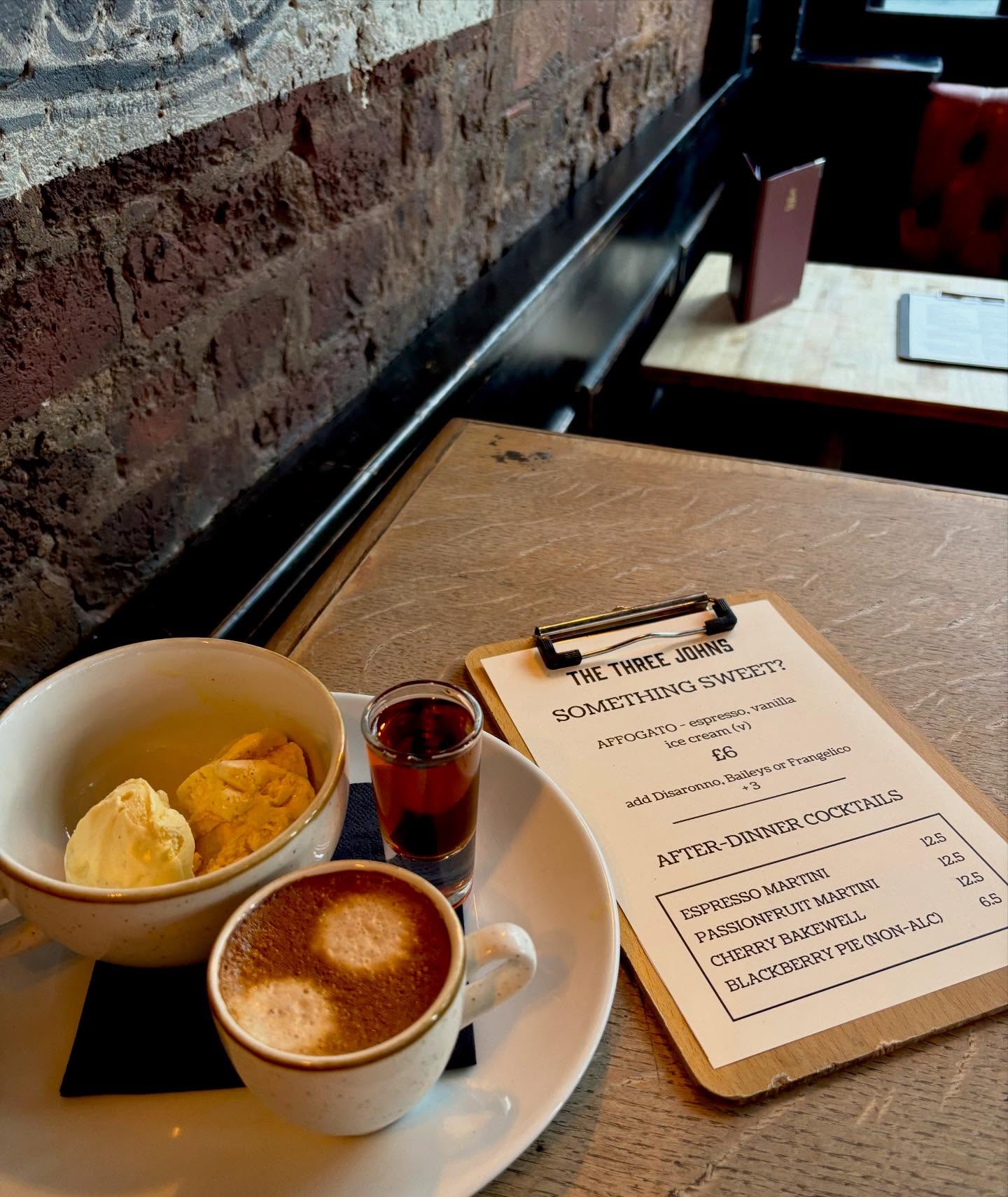 Sweet treat Saturdays ✨ 

Why not stop by for an affogato or a cocktail 🍸