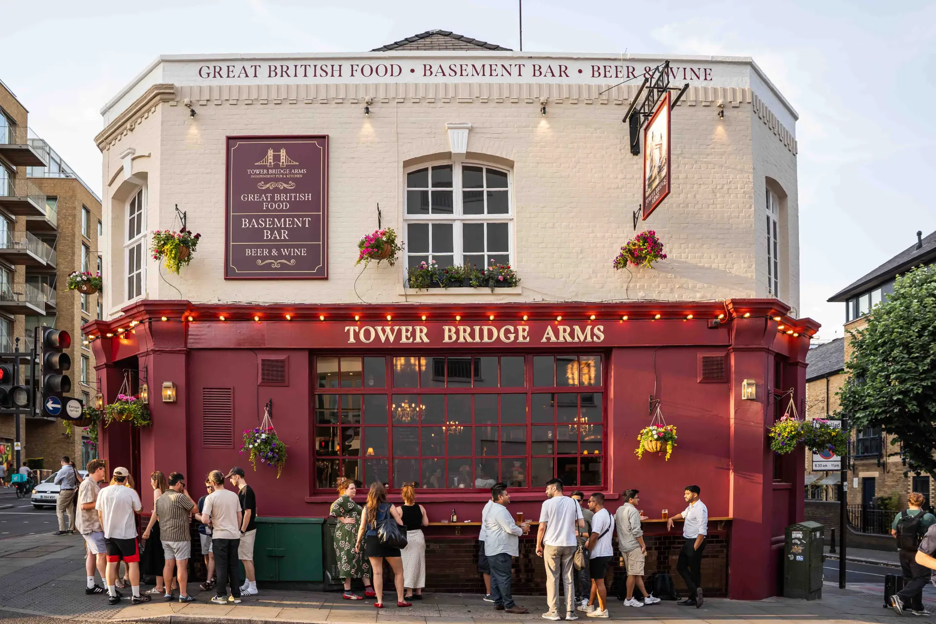 Inside Tower bridge arms