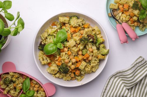 Bowl of Broccoli Pasta Salad
