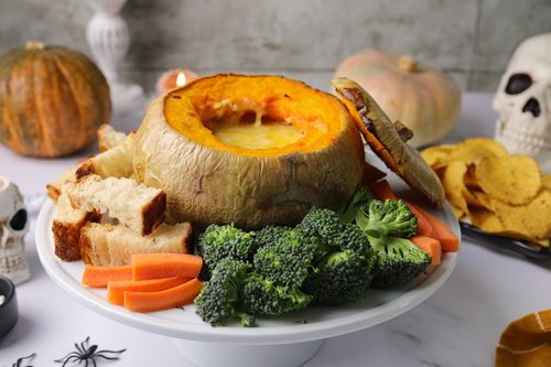 Pumpkin Fondue Serving Platter