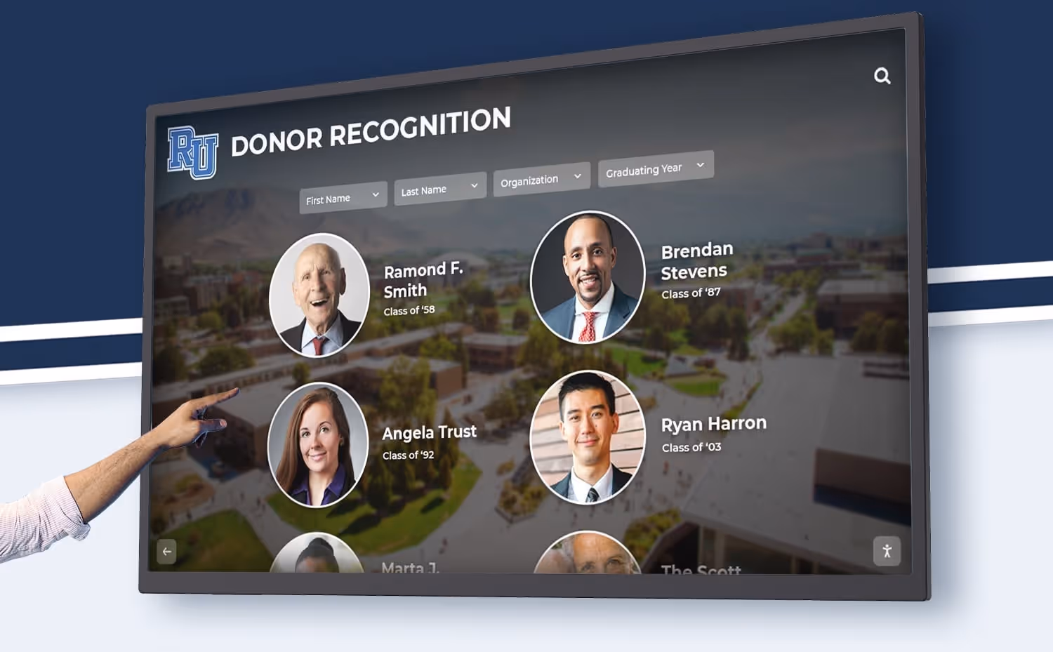 Touchscreen - Easy & Web-based