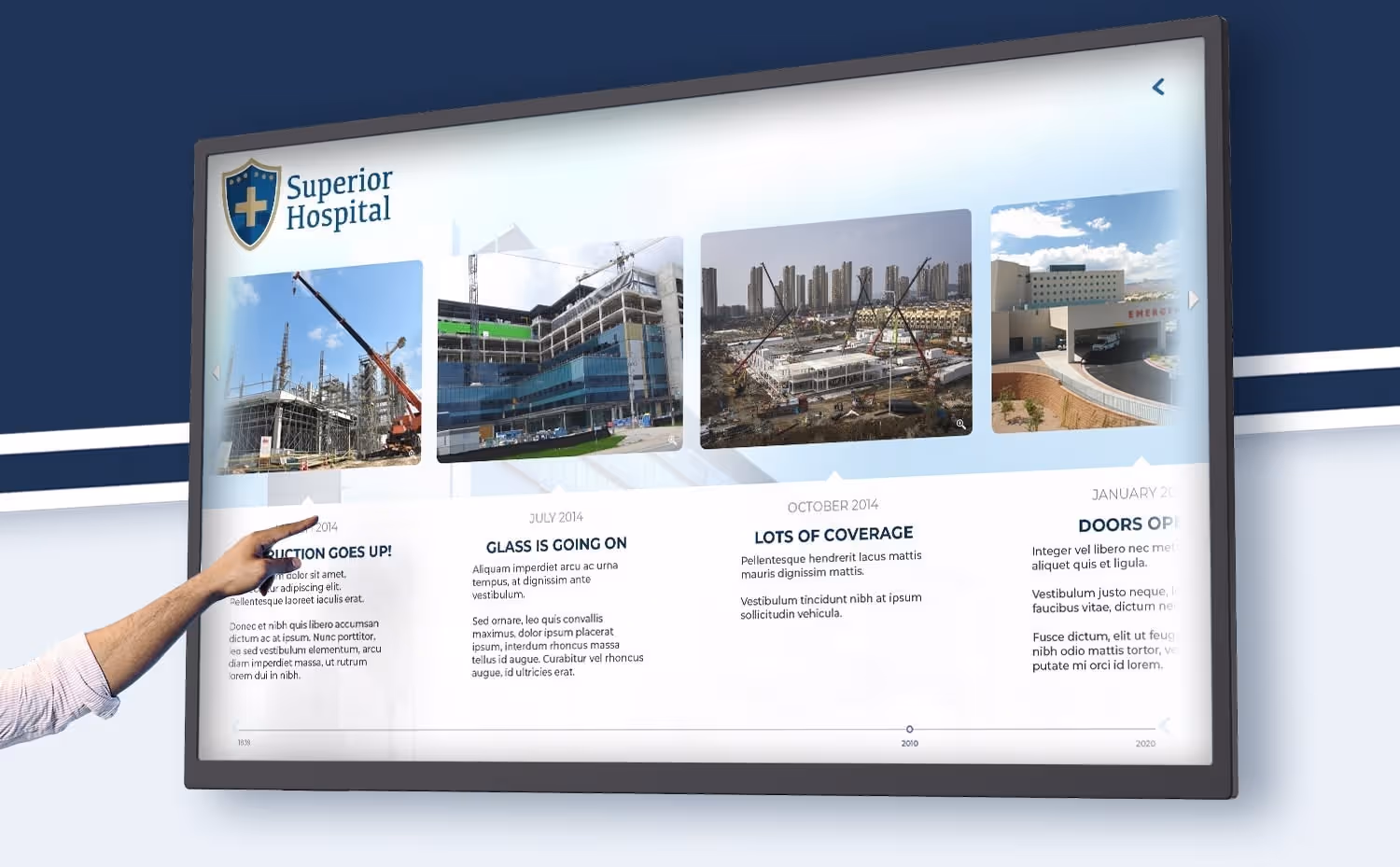 Touchscreen - Easy & Web-based