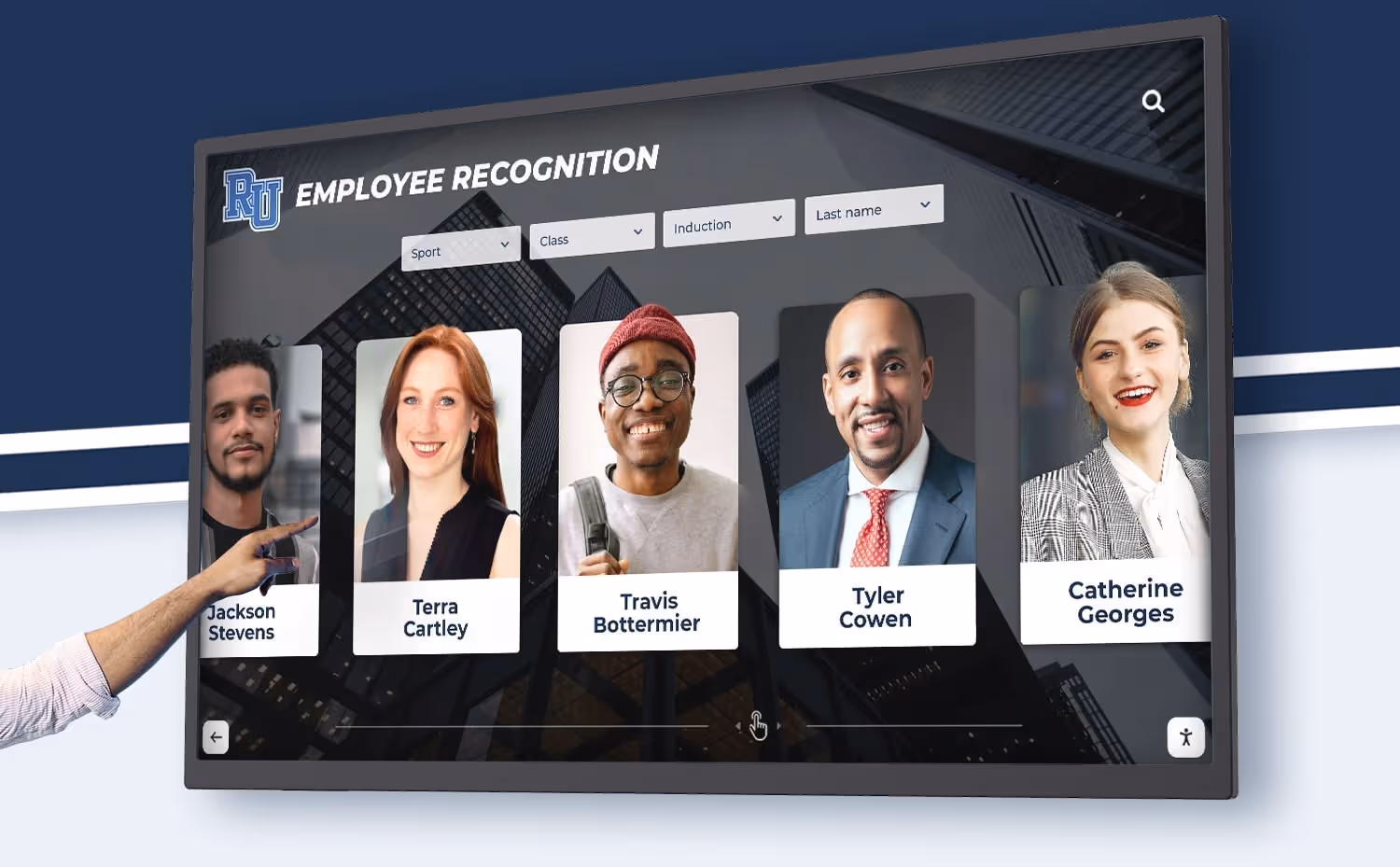 Touchscreen - Easy & Web-based