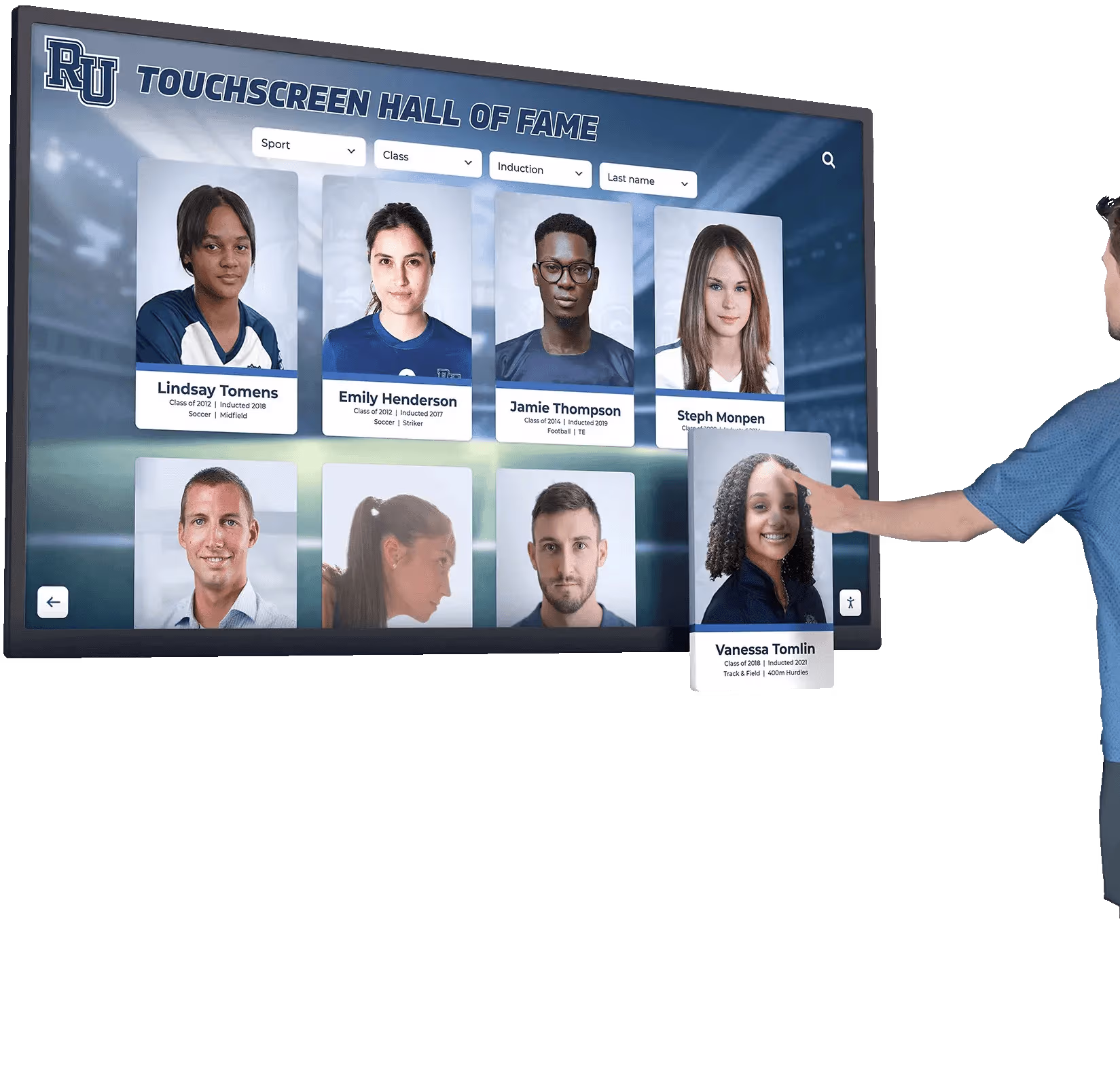 Digital Wall of Fame - Touchscreen Hall of Fame