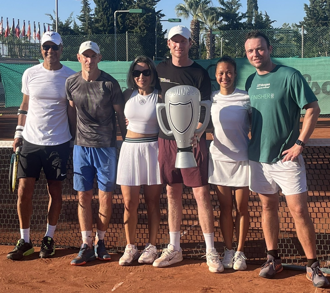 Tennis court and match