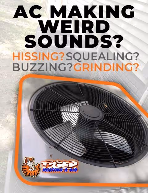 AC Making odd noises diagnosis for hissing, buzzing, squealing, and clanking