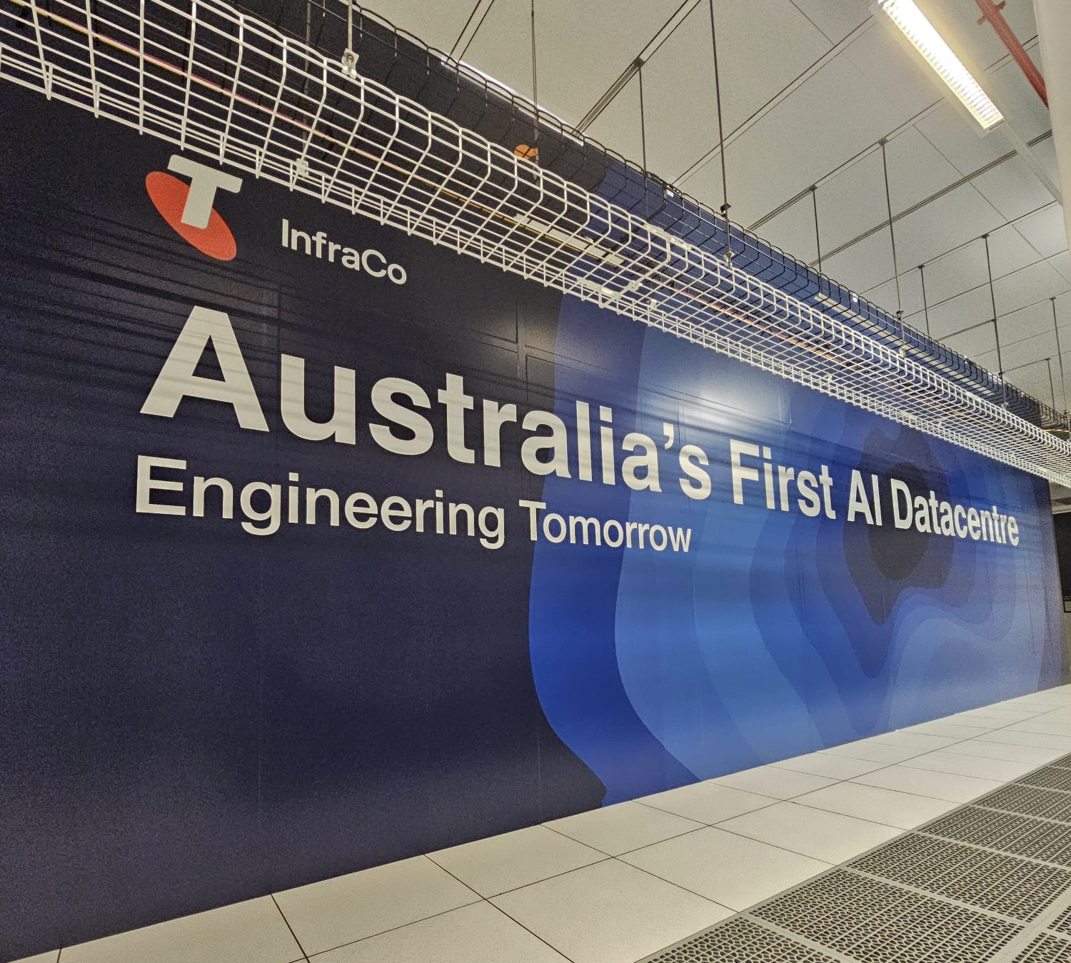 Engineering the Future: Dandenong Graphics Delivers 40sqm Wall Wrap for Telstra’s First AI Datacentre