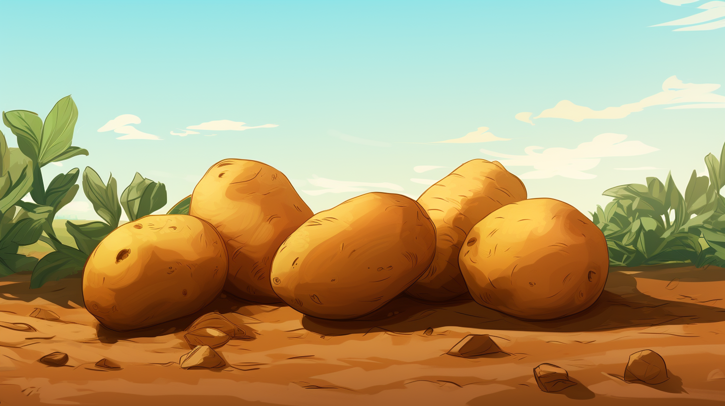 Spis kartofler og groft brød