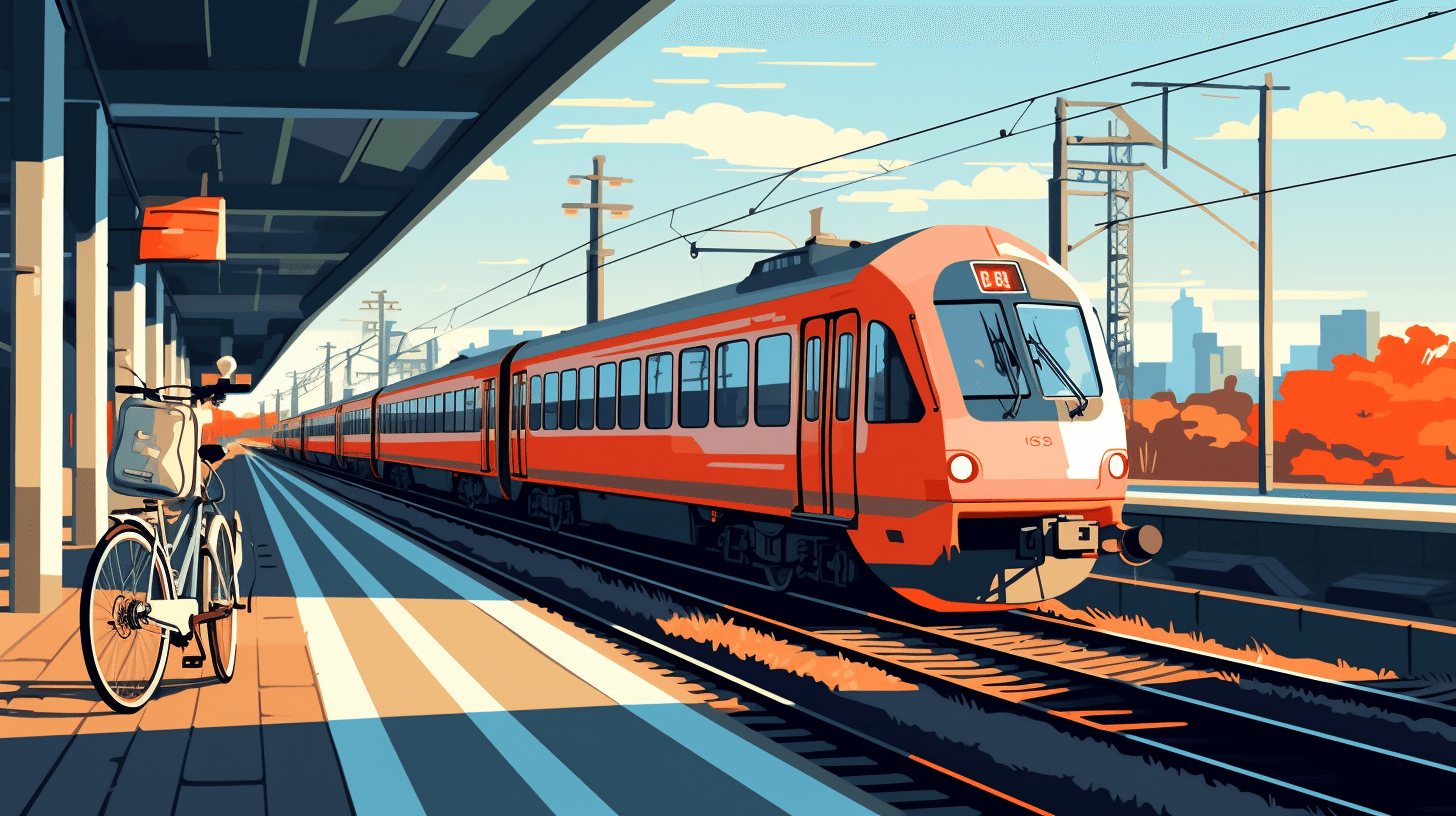 Tag en del af rejsen med offentlig transport