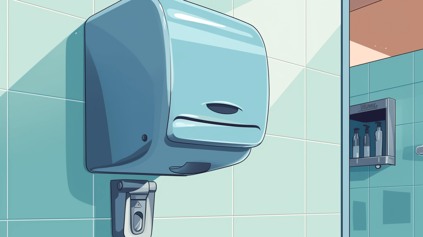 Tør hænderne ved blæseren i stedet for med papir