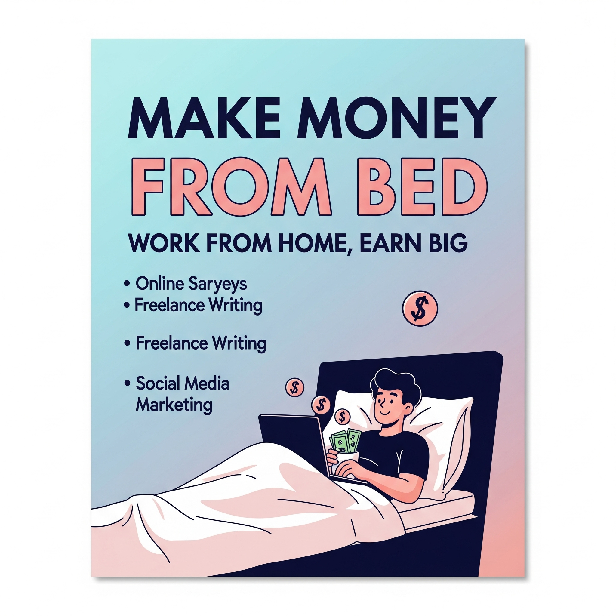 How to Earn Money Without Leaving Your Bed