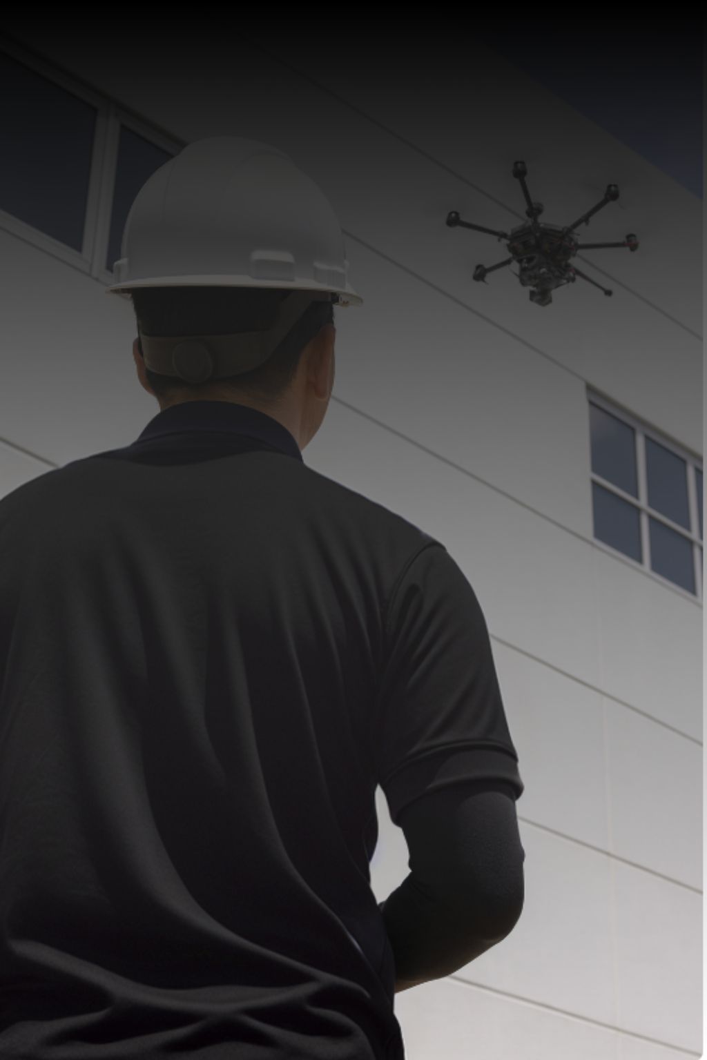 Drone building inspection in Sydney capturing façade and roof condition data for building investigation reports.