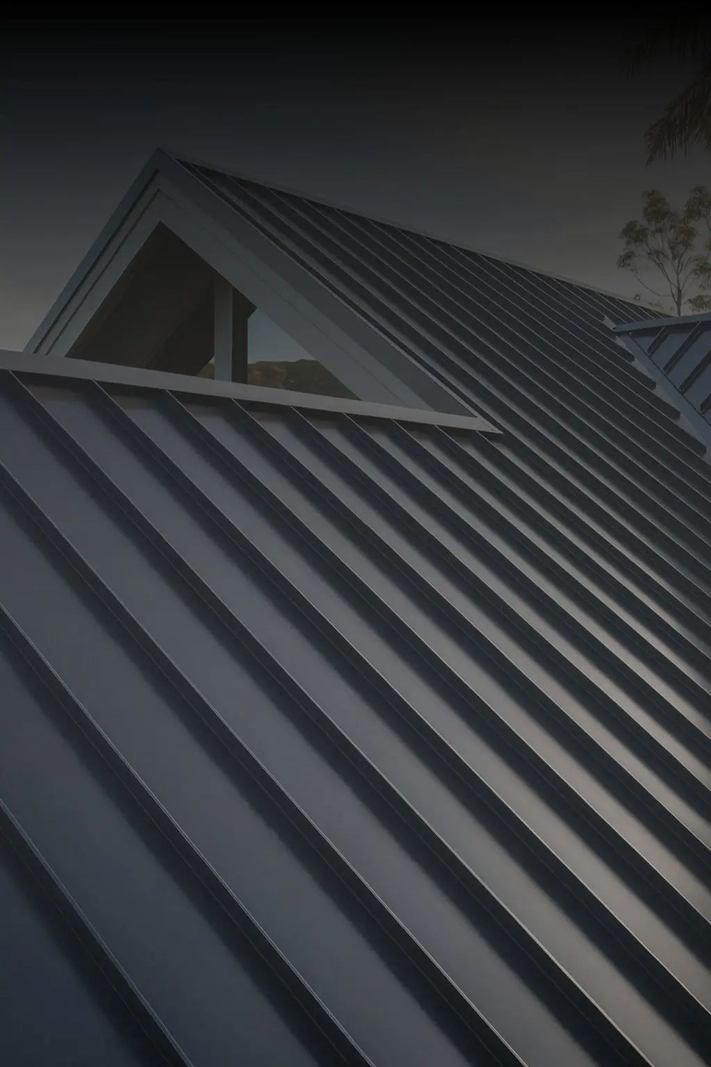 Modern standing seam metal roof replacement in Sydney – durable, low-maintenance roofing solution.
