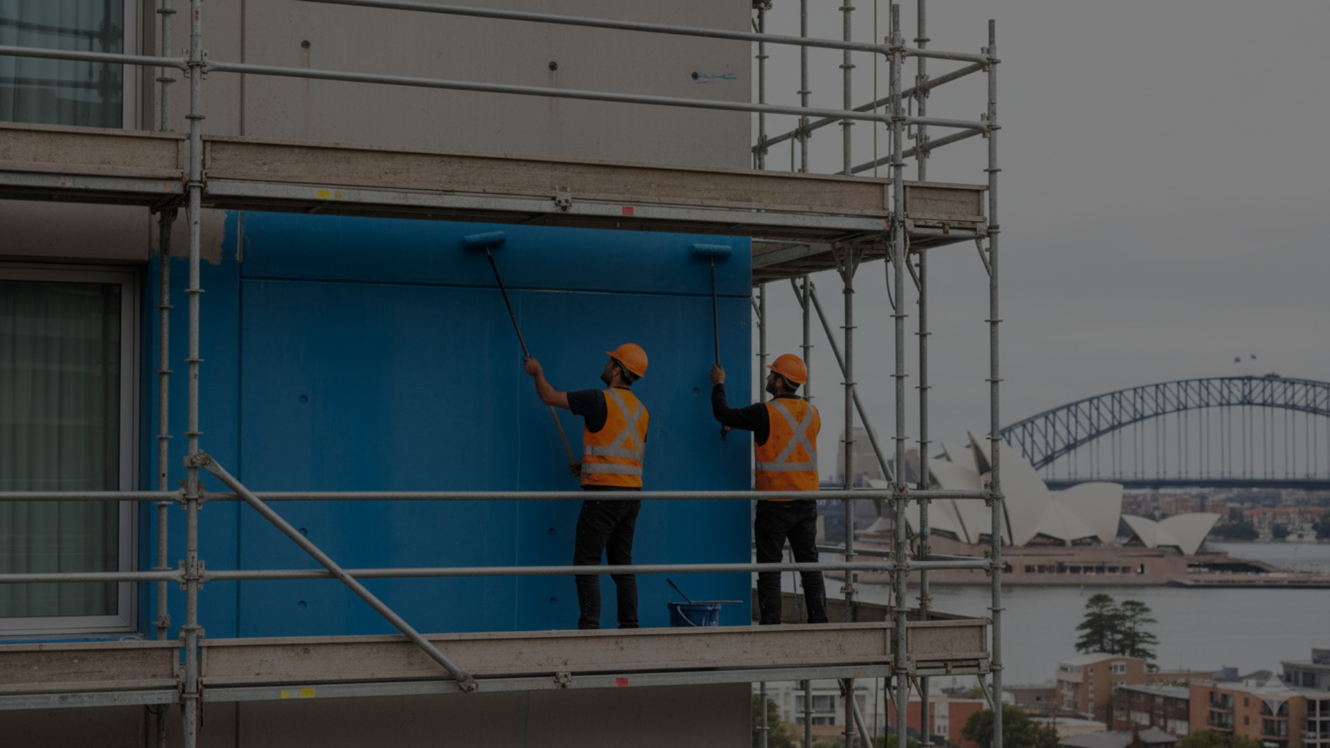 Facade crack repairs — epoxy injection into structural concrete crack on Sydney apartment building