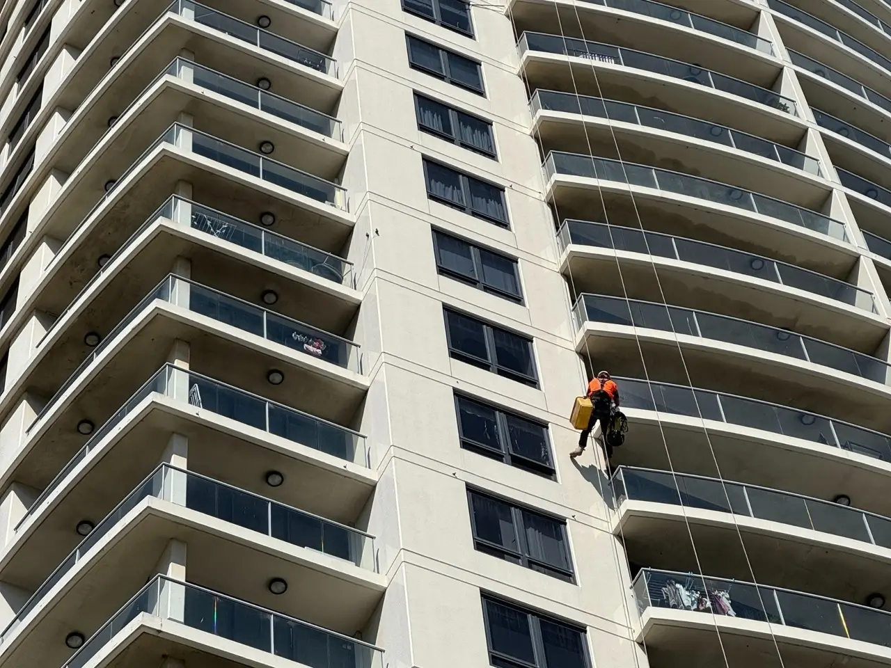 Rope Access Concrete Spalling Repair at Sergeants Lane, St Leonards by Atomic Projects Sydney