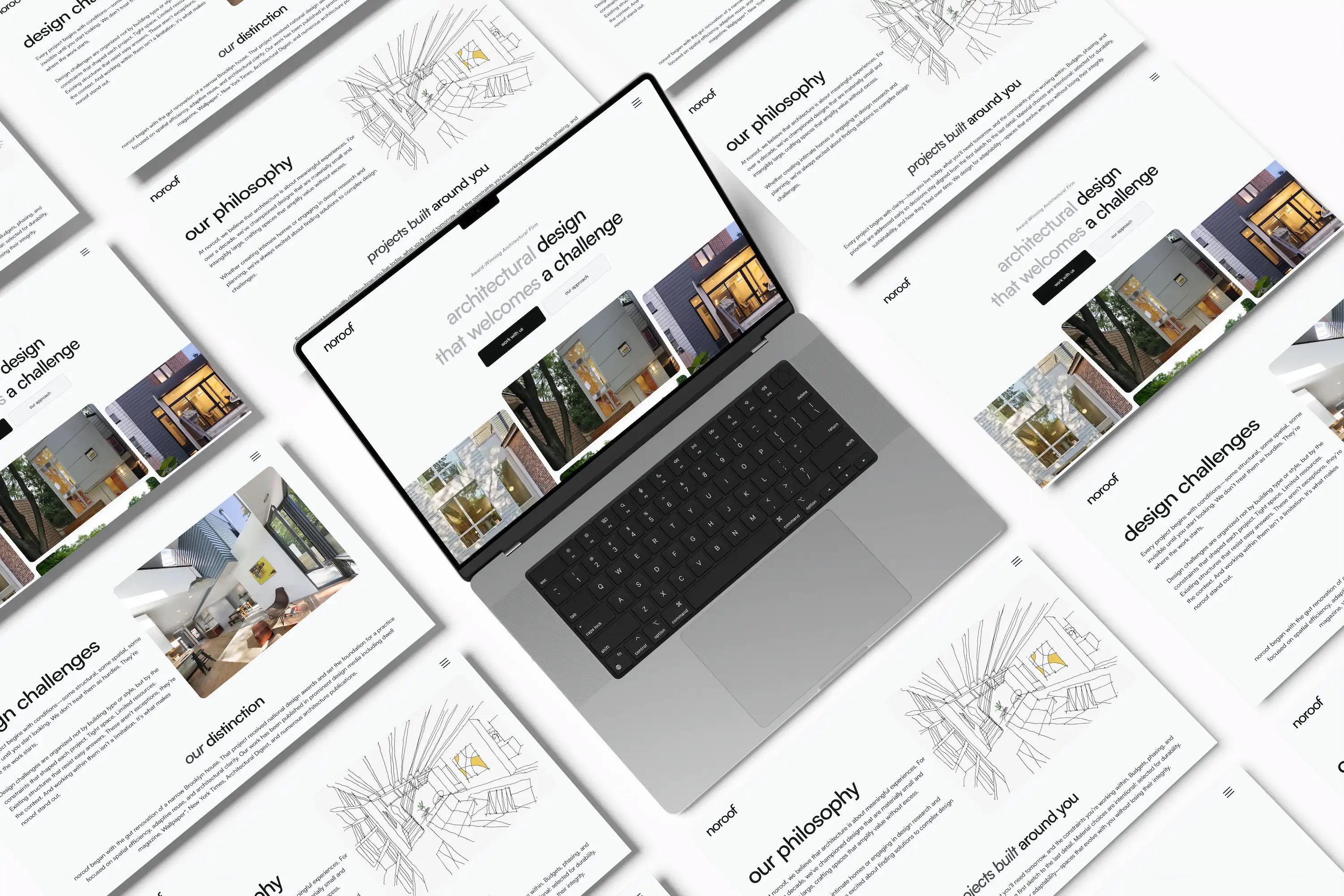 noroof architects website thumbnail