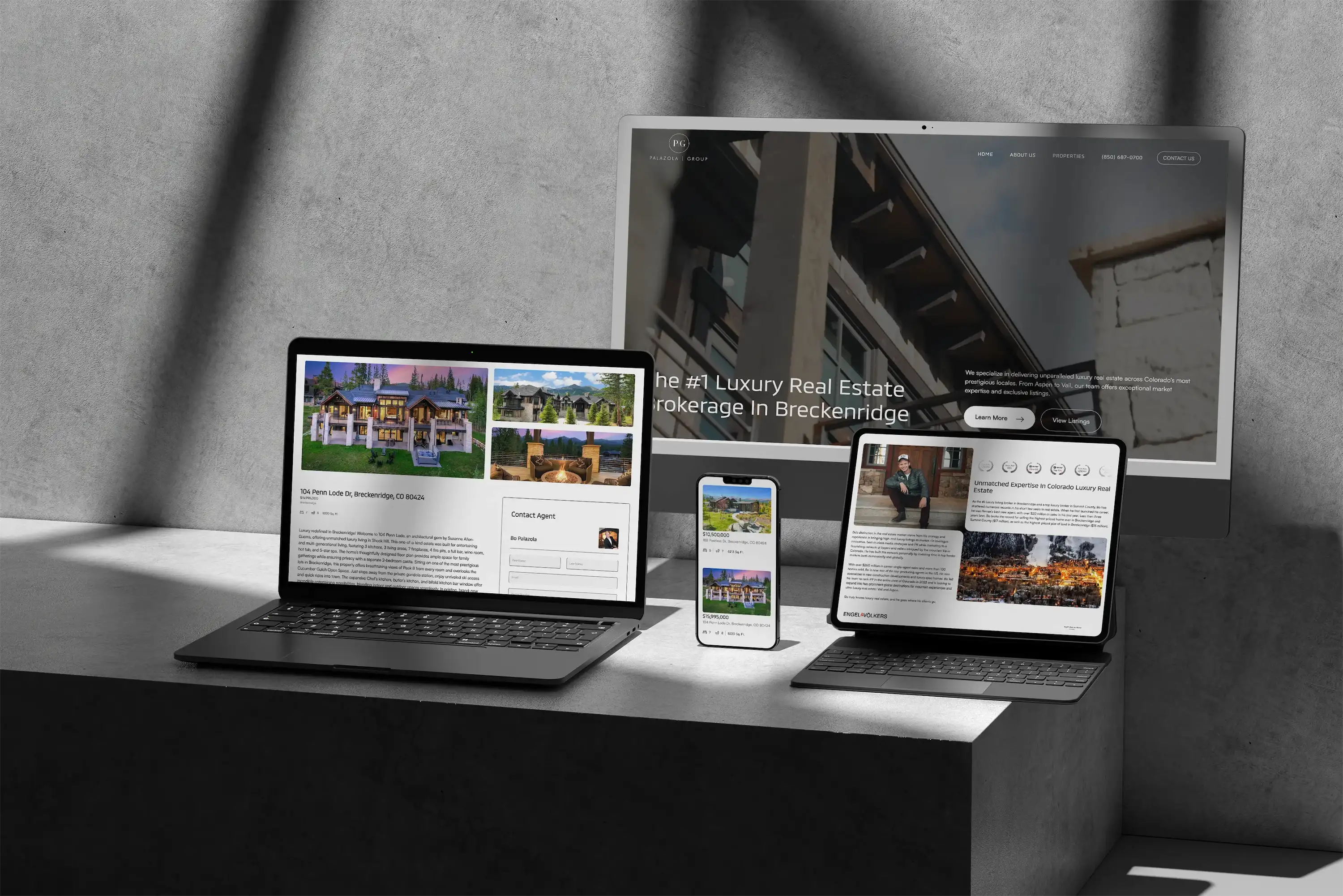 Palazola Group website screenshot 1
