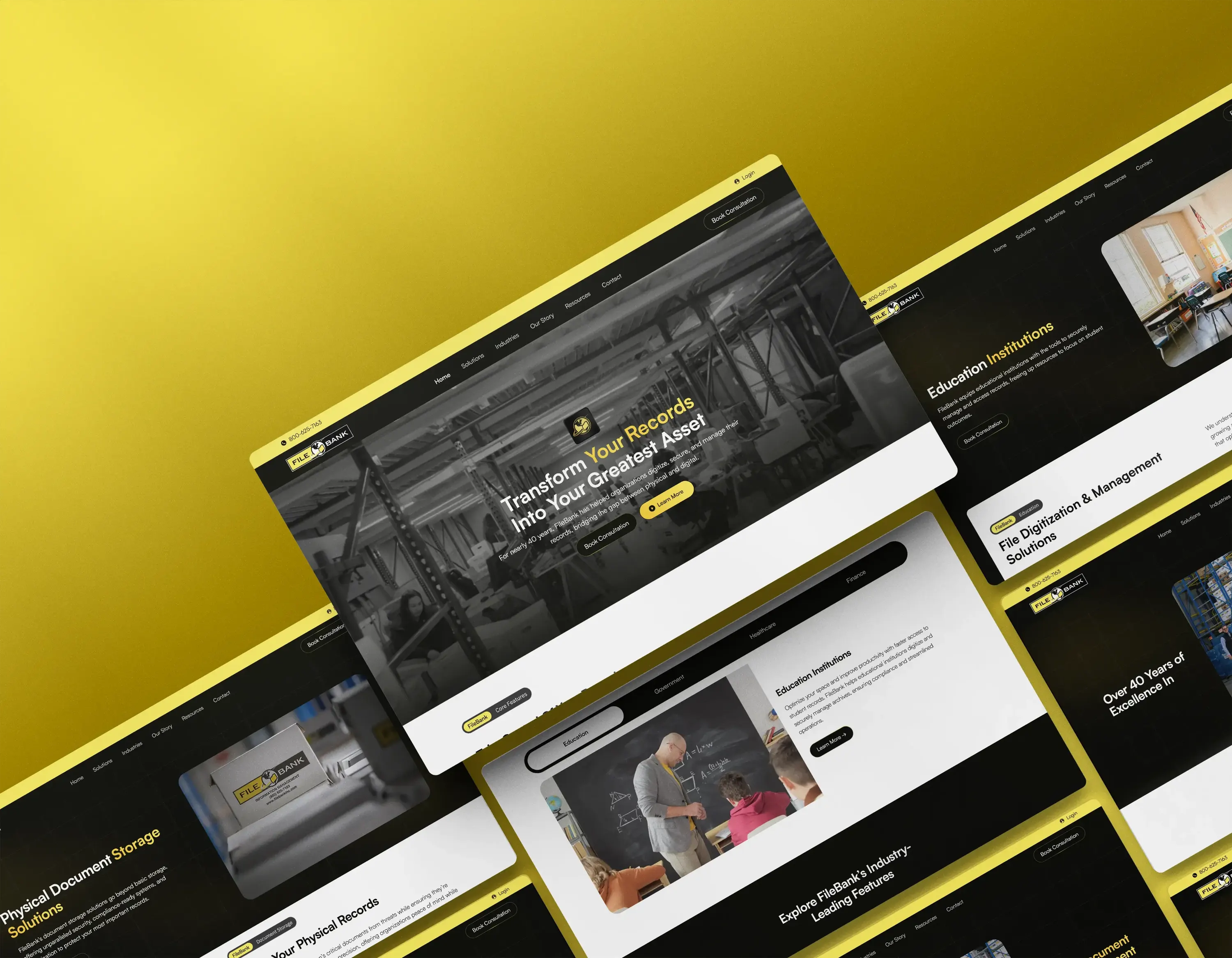 Filebank website thumbnail
