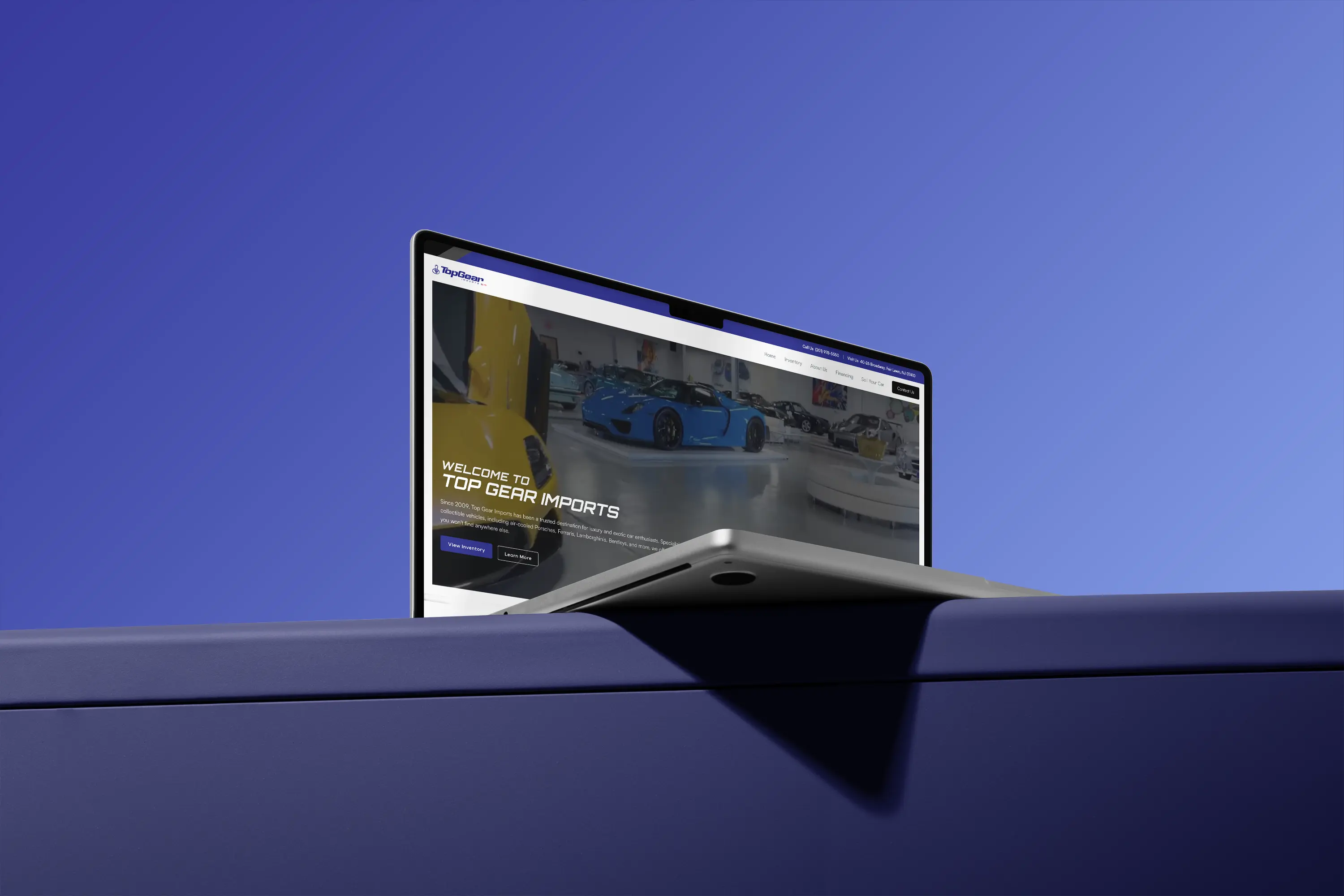 Top Gear Porsche website screenshot 1