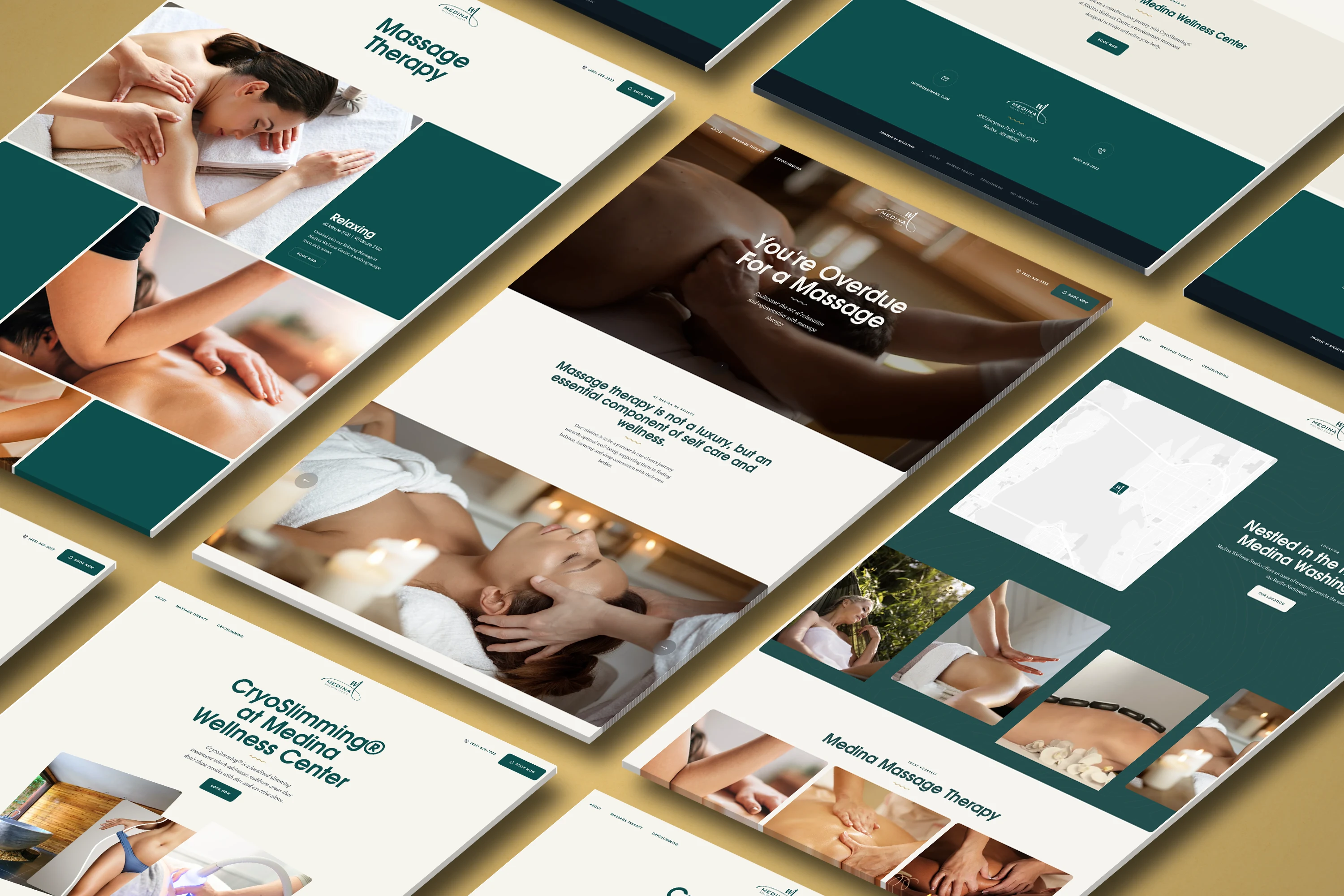 Medina Wellness Studio website thumbnail