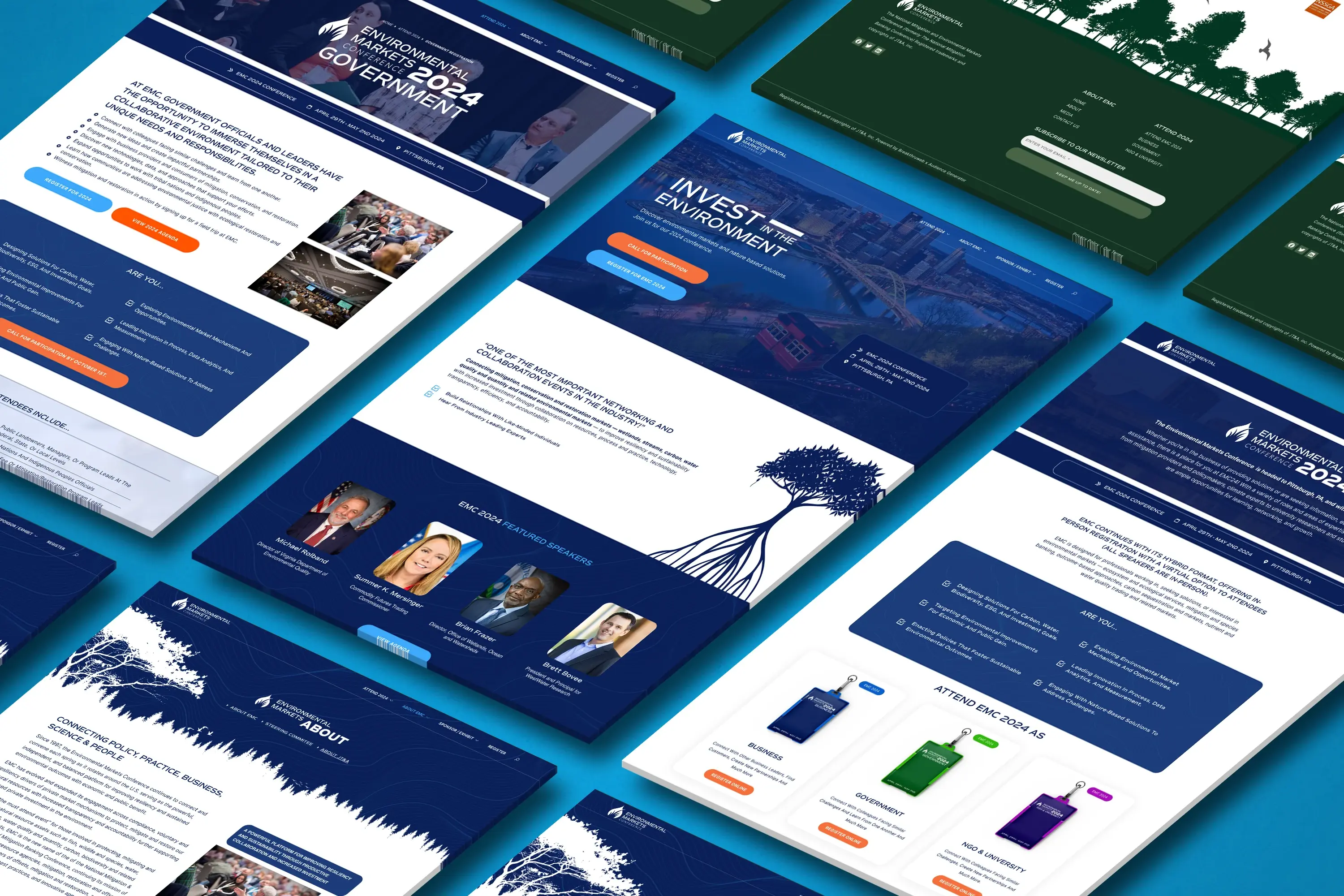 Environmental Conference website thumbnail