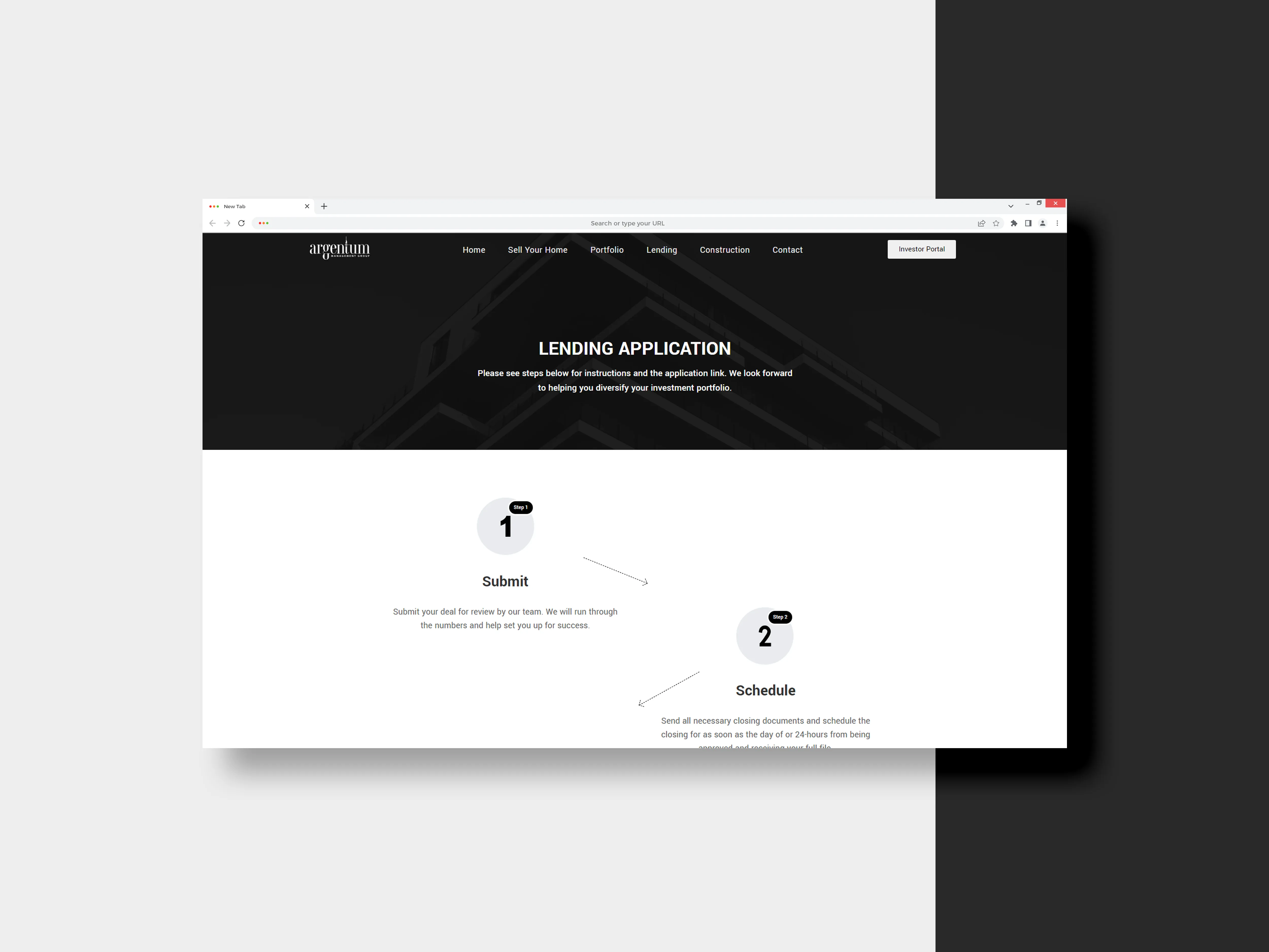 Argentum NYC website screenshot 2