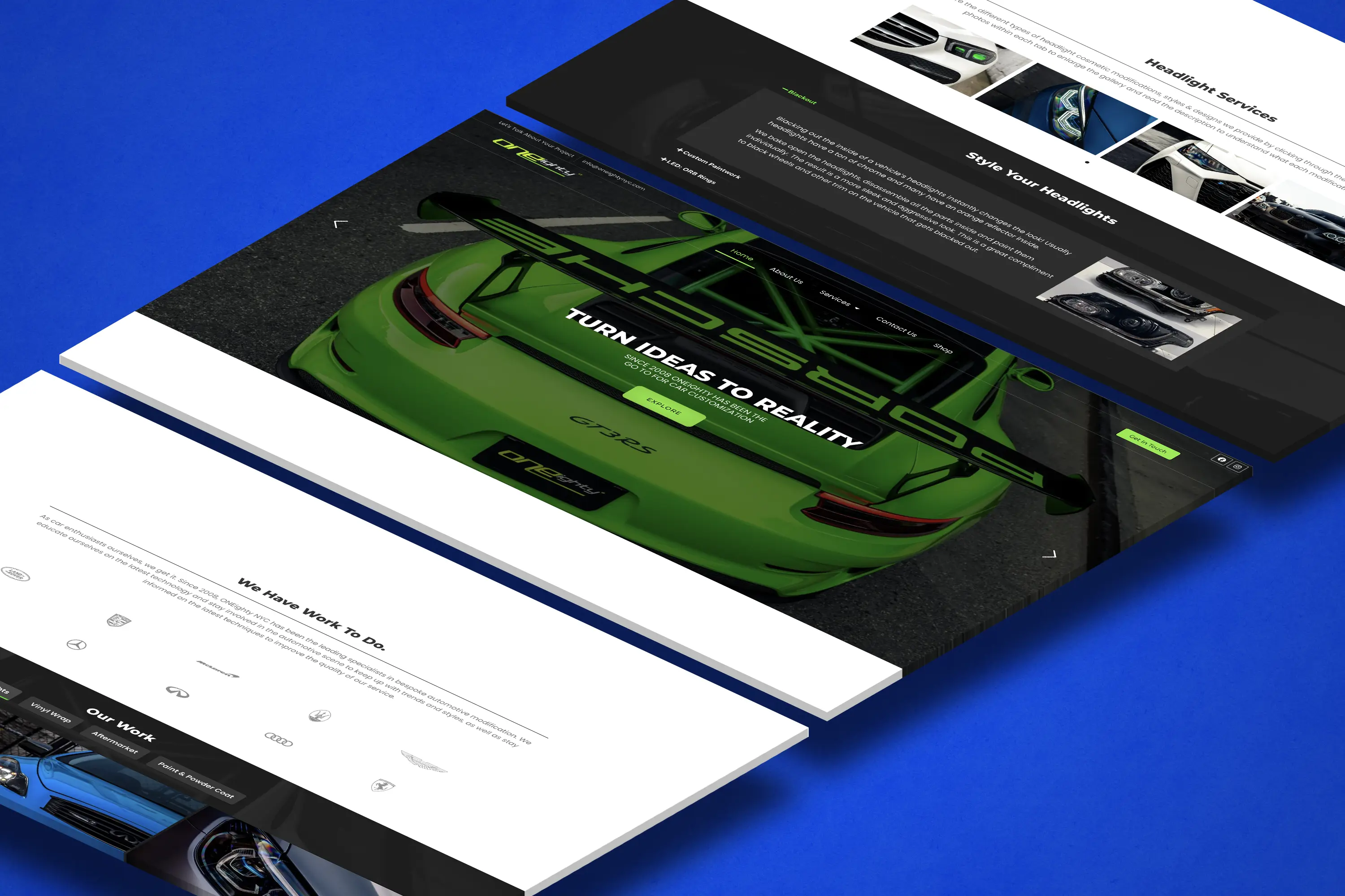 Oneighty website thumbnail