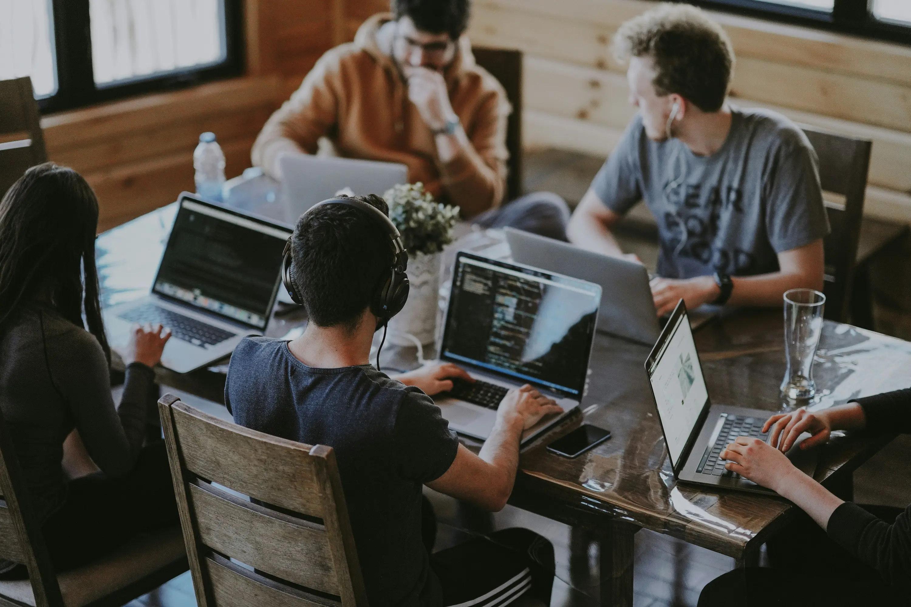 Small business owner reviewing a website's user experience