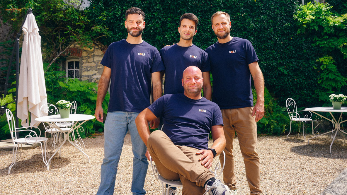 Photo des quatre fondateurs de Soli