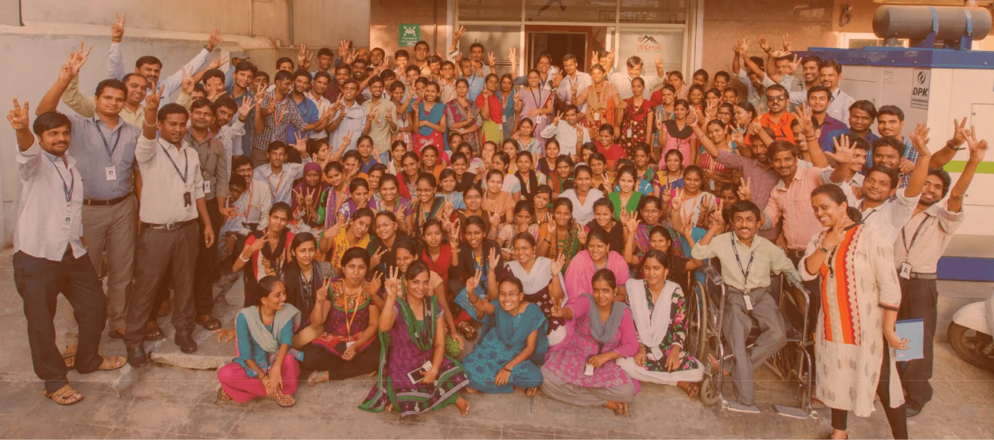 Vindhya's Team Photo