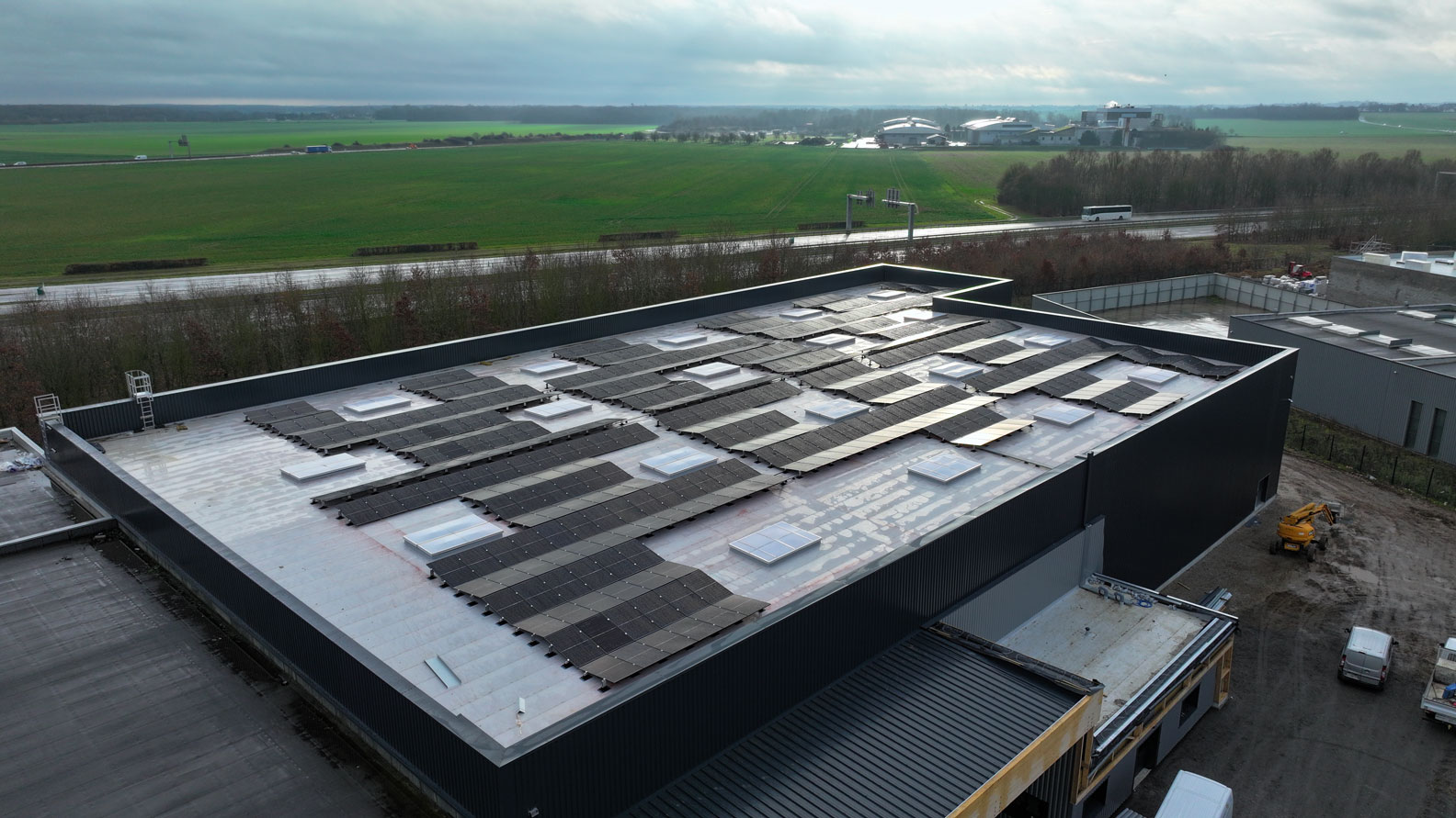 Installation photovoltaïque de 252kWc à Guichainville (27)