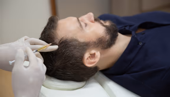 Mesotherapy for a men hair
