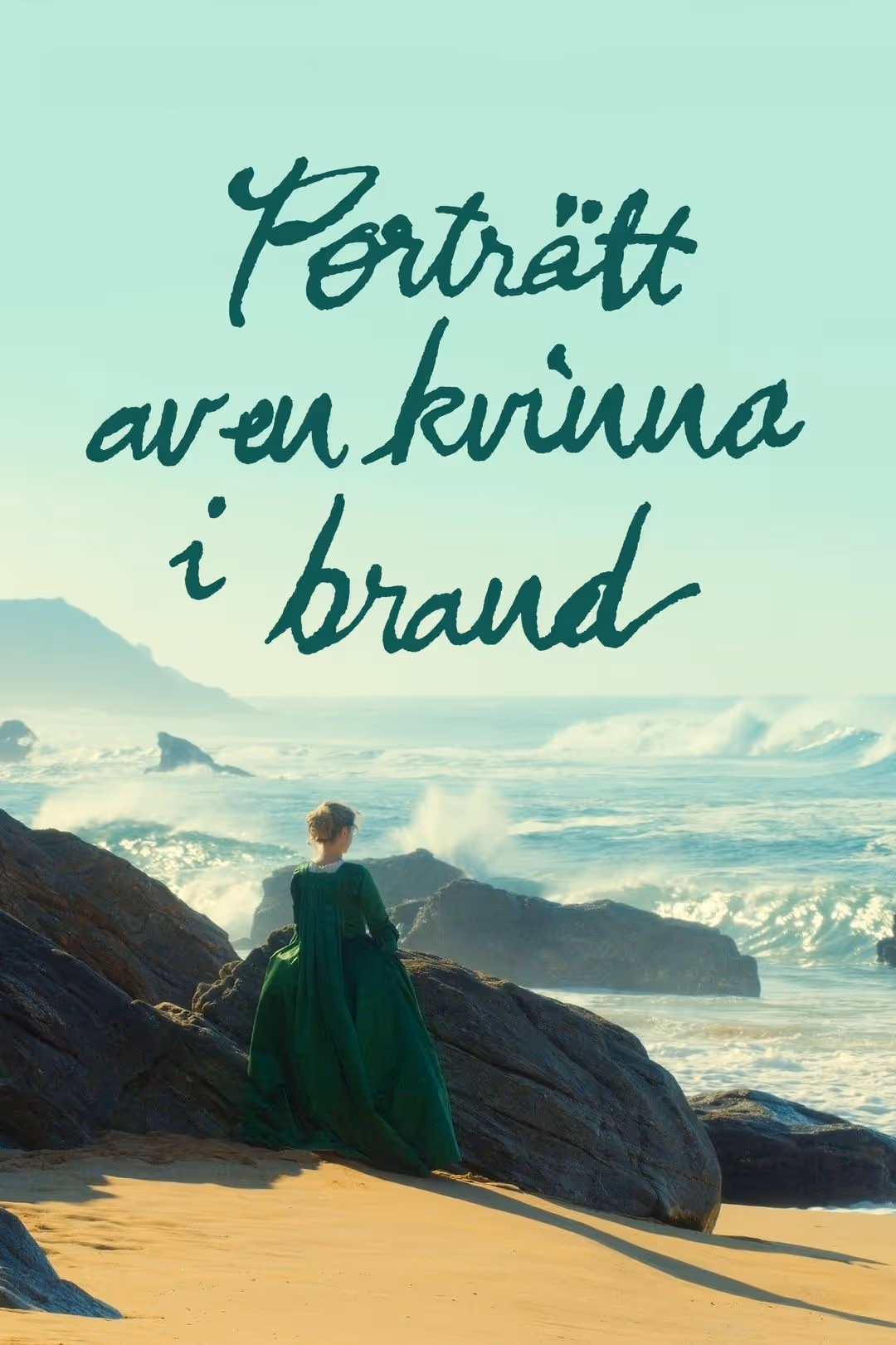Porträtt av en kvinna i brand