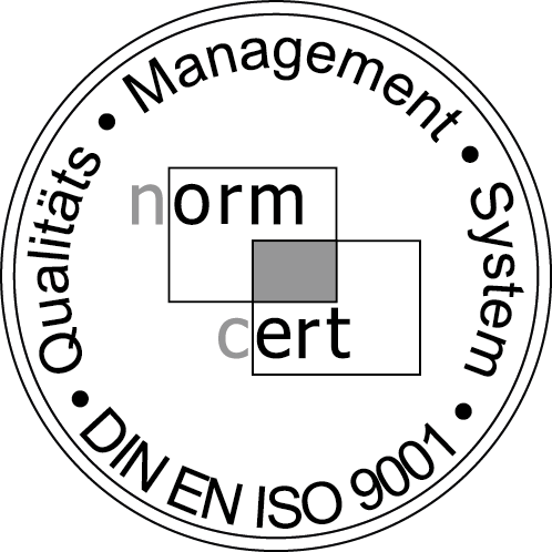 Zertifikat Siegel norm cert 9001_HI