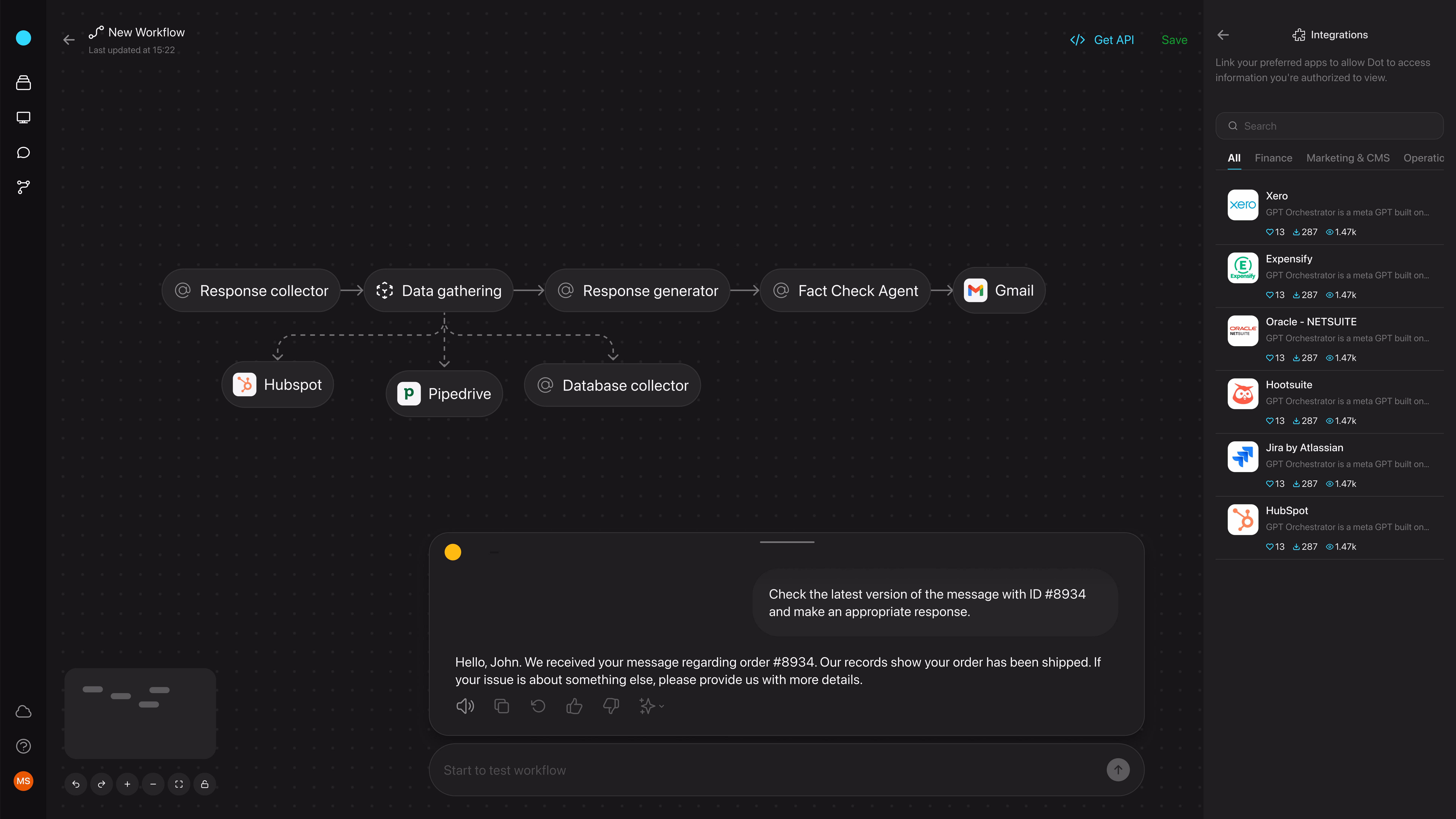 MCP Integration in Dot