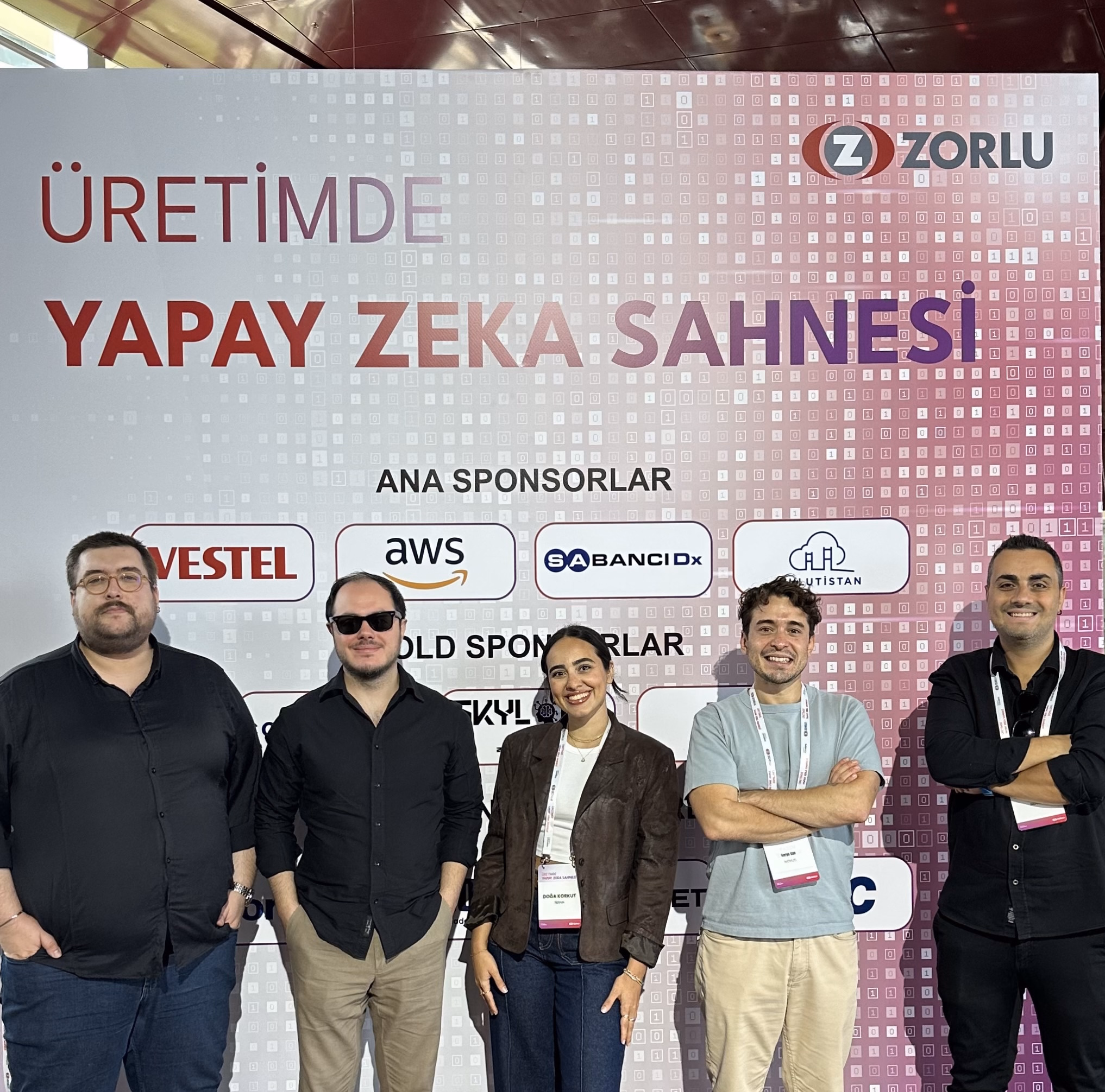The Novus Team at the Zorlu Holding Event