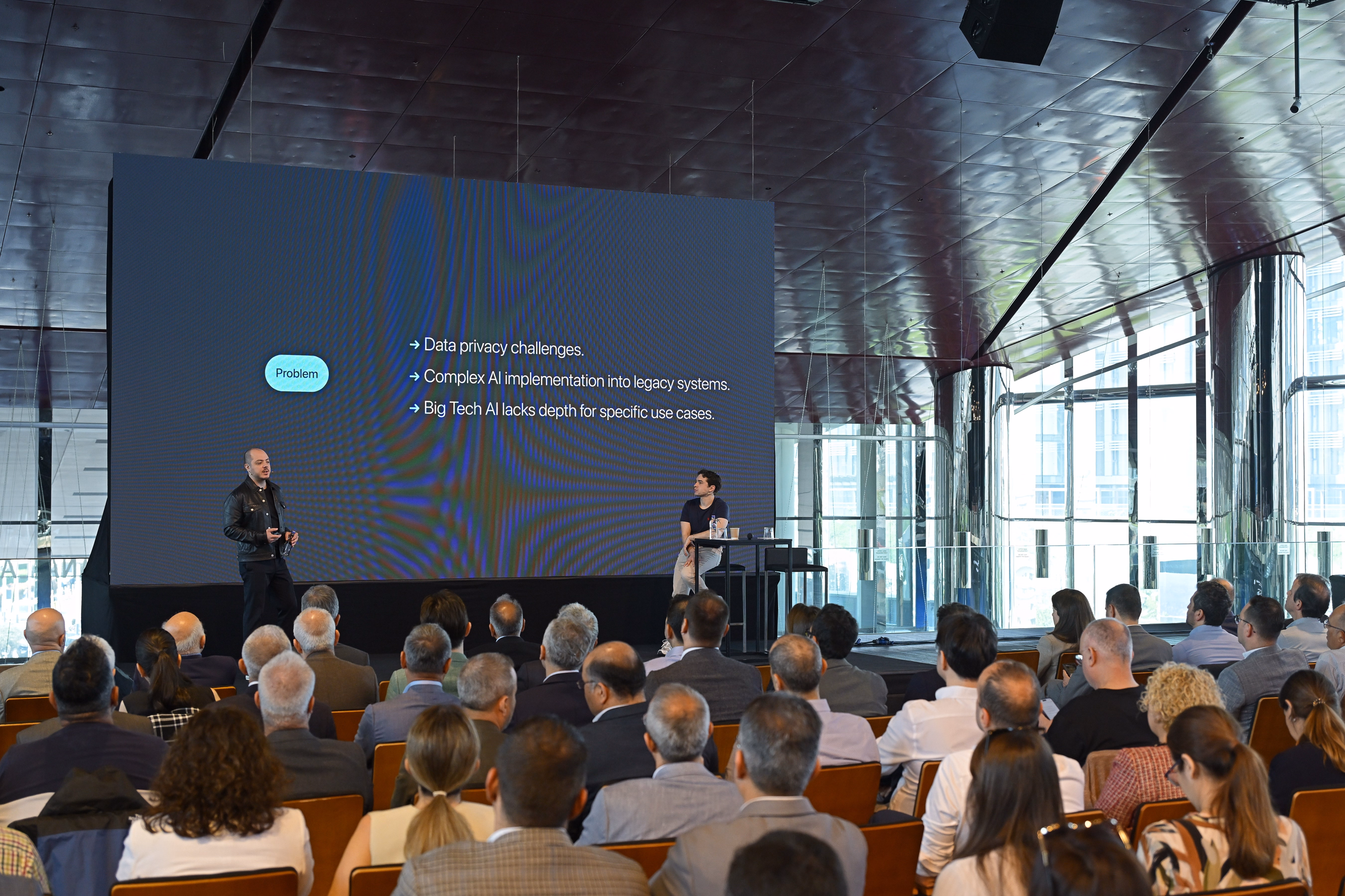 Our CEO Rıza Egehan Asad and our CRO Vorga Can continue their presentations