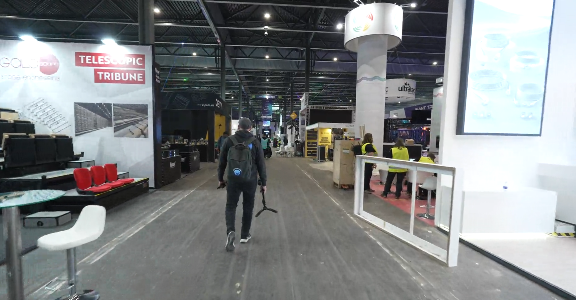 Mark Skehan on the floor at ISE 2026, Fira Barcelona