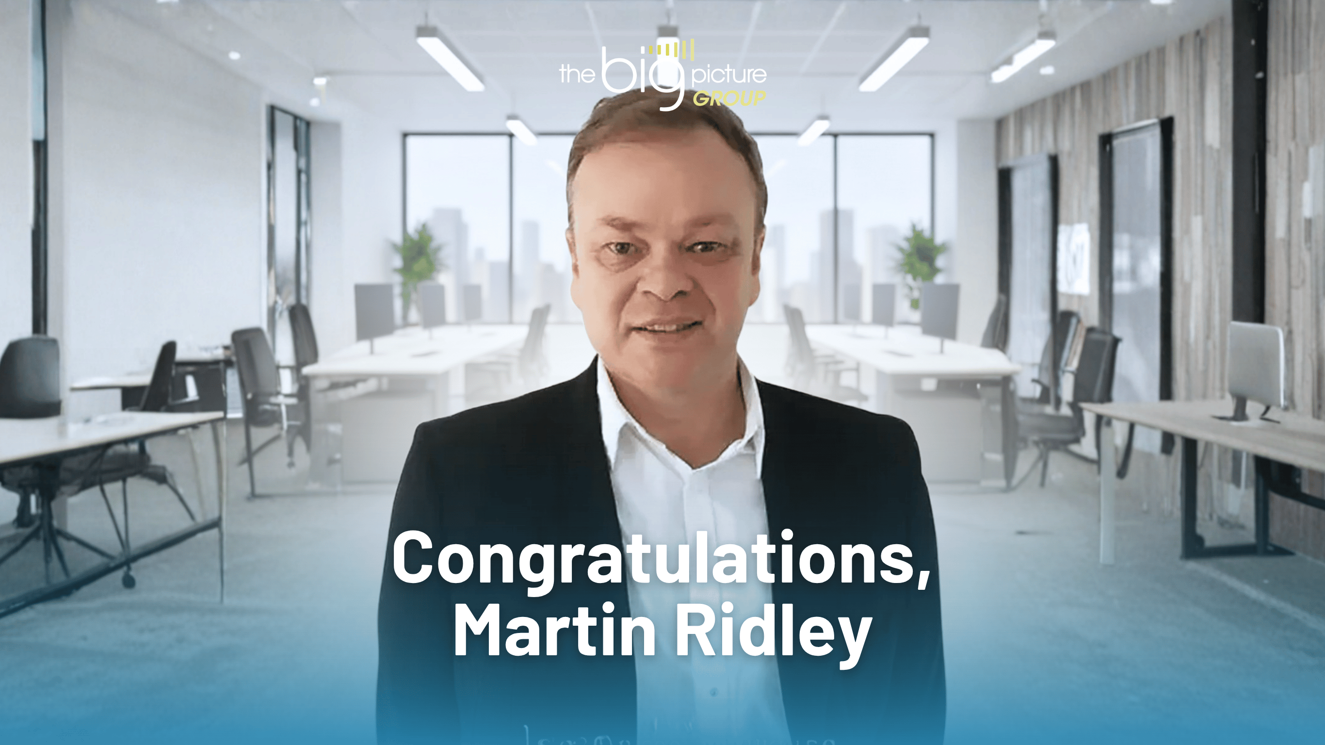 Congratulations, Martin Ridley