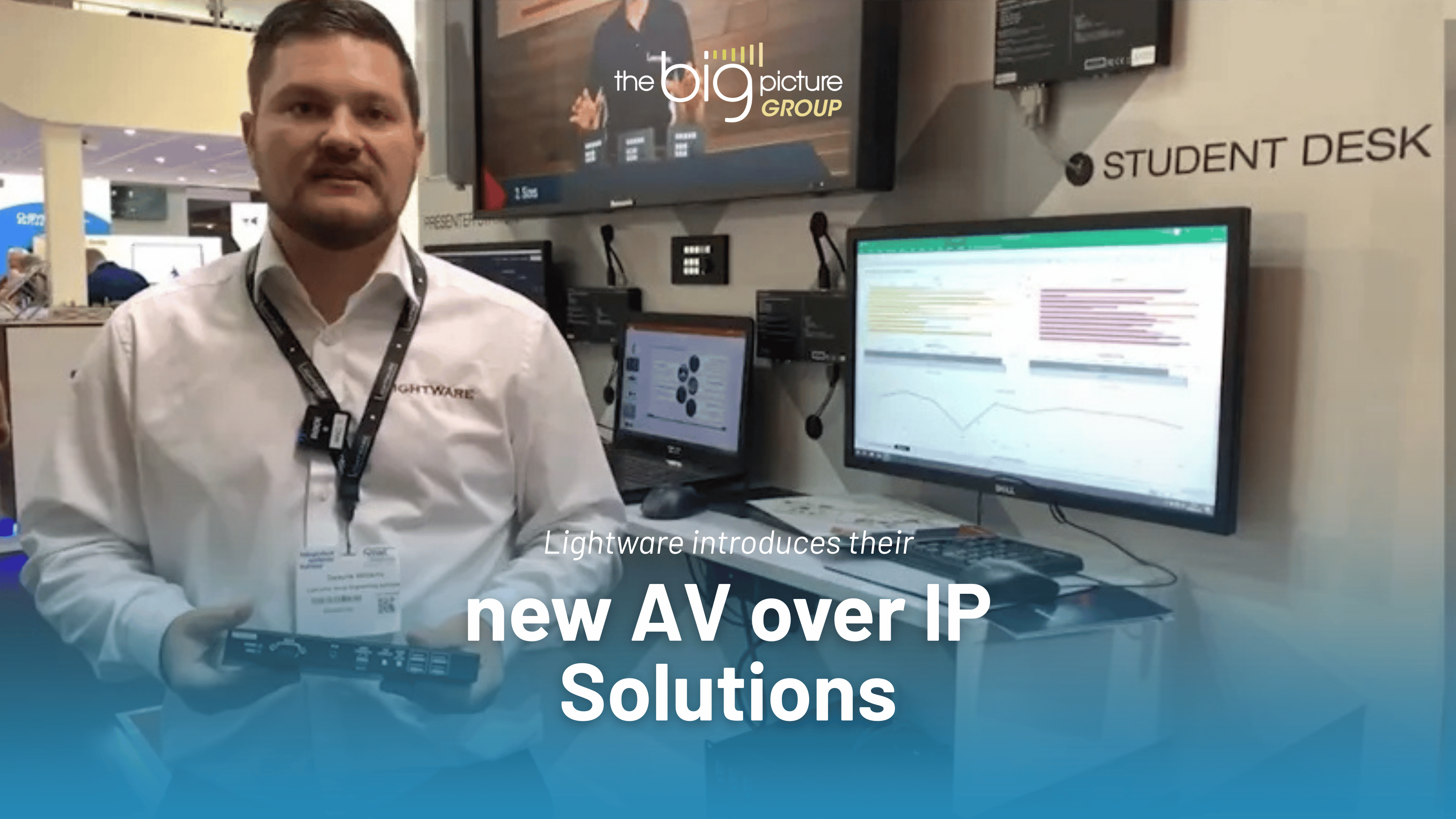 Lightware introduces their new AV over IP Solutions!