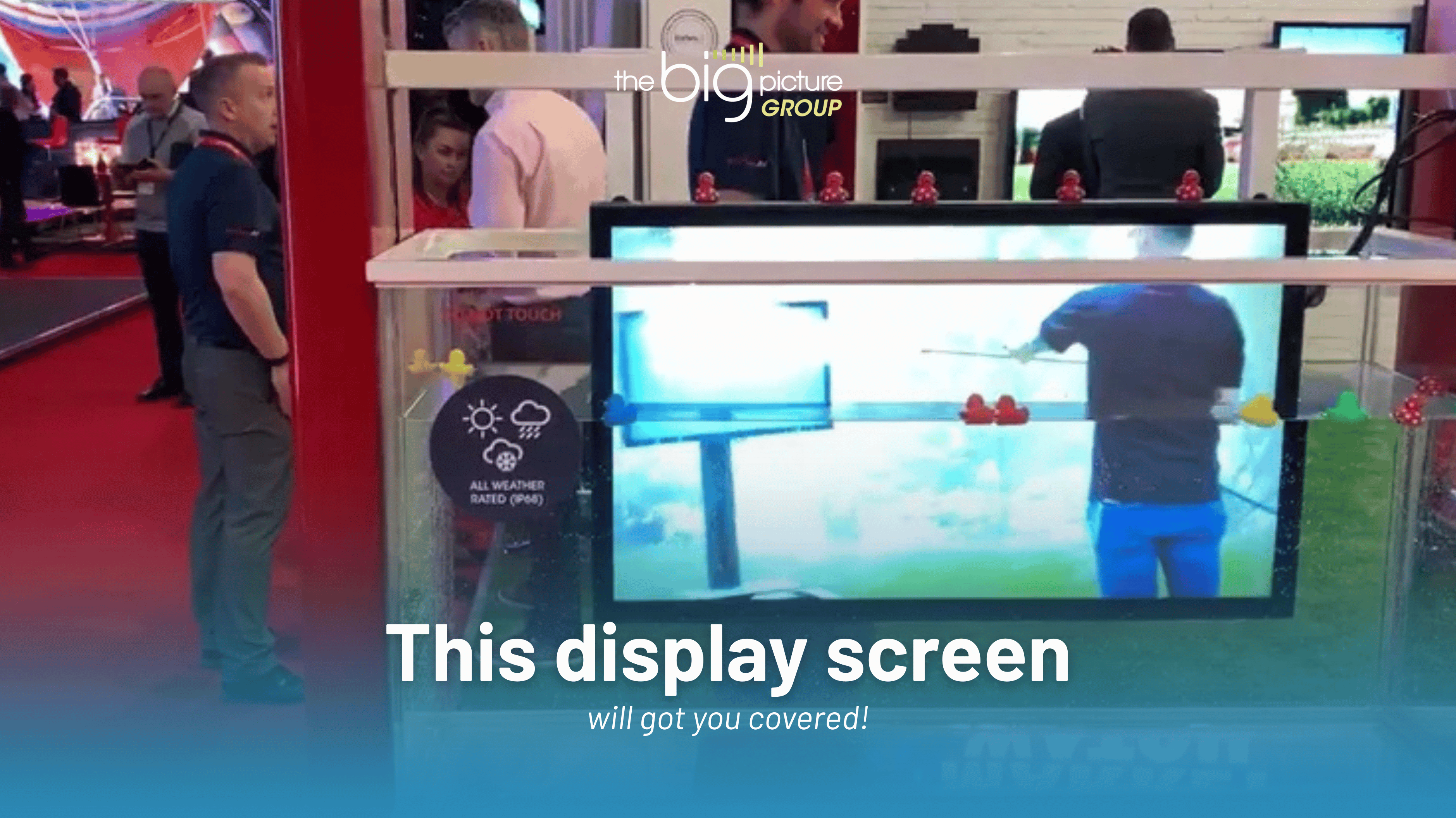 This display screen will got you covered!