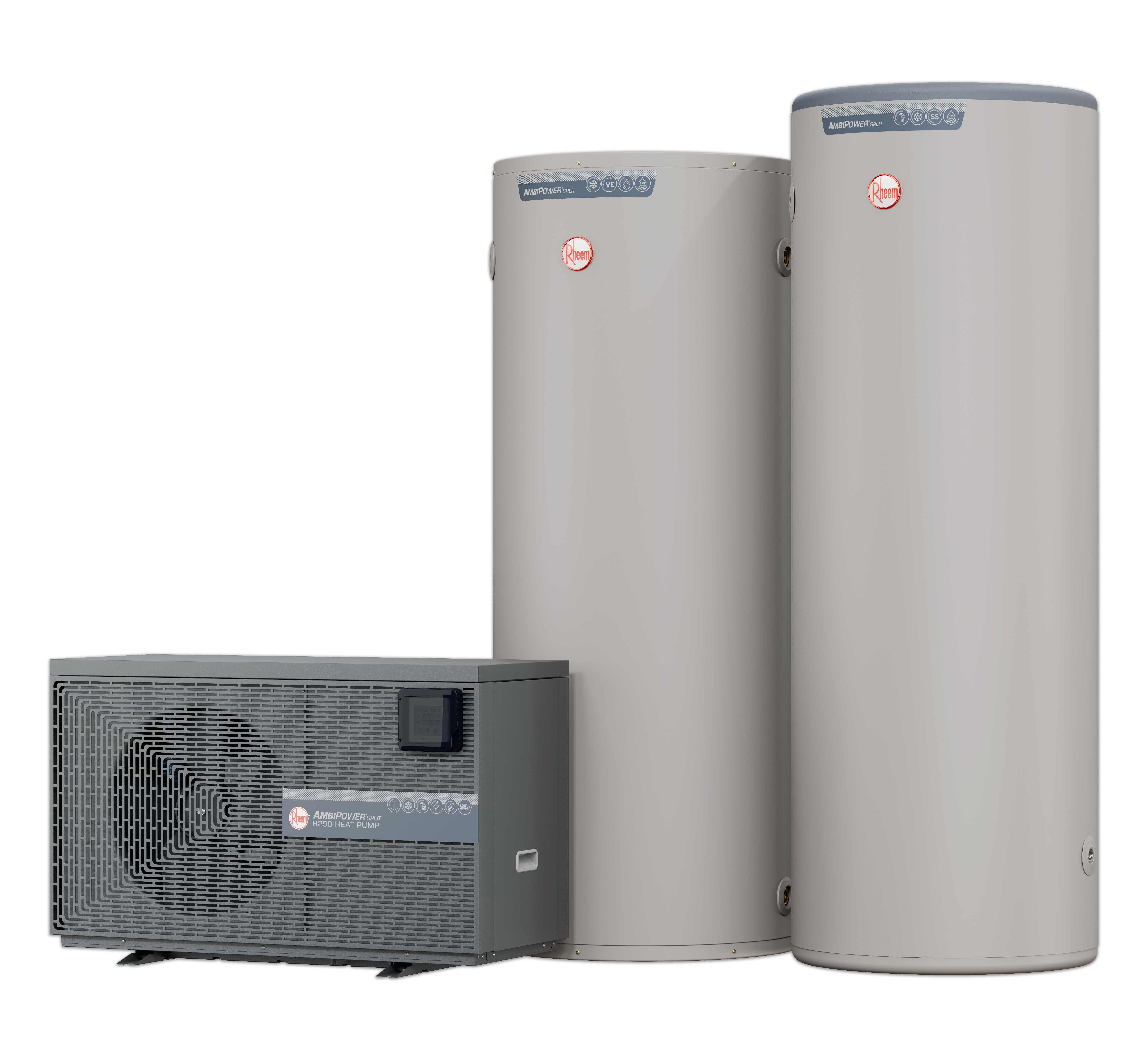 Rheem AmbiPower 5kW split heat pump system