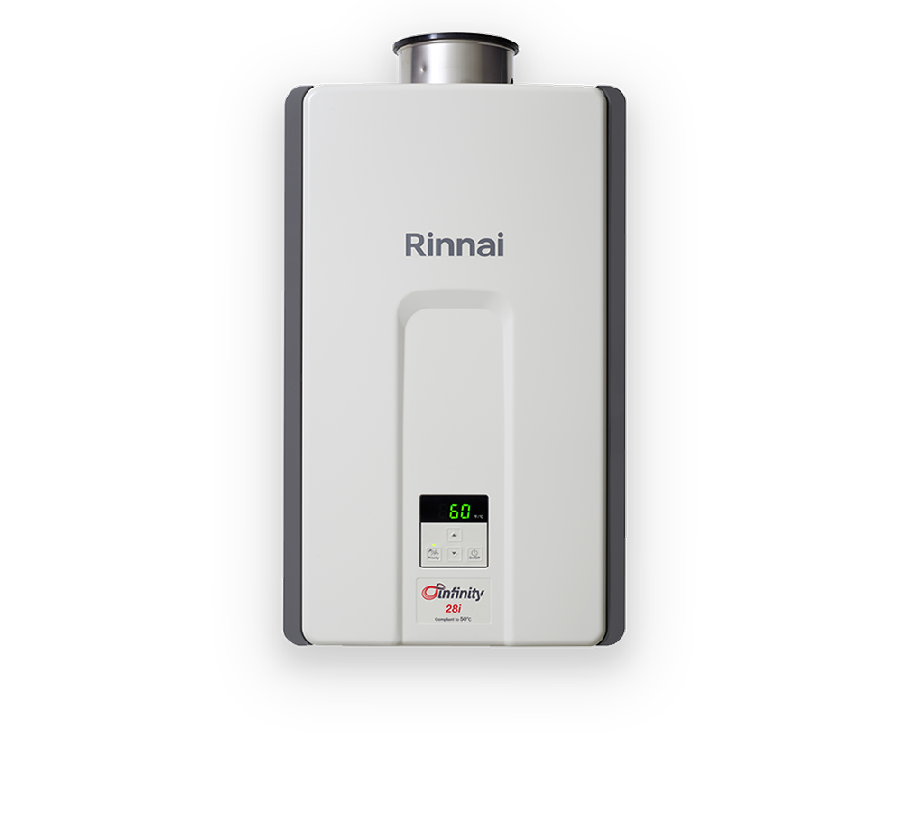 Rinnai Infinity 28i internal continuous flow hot water system