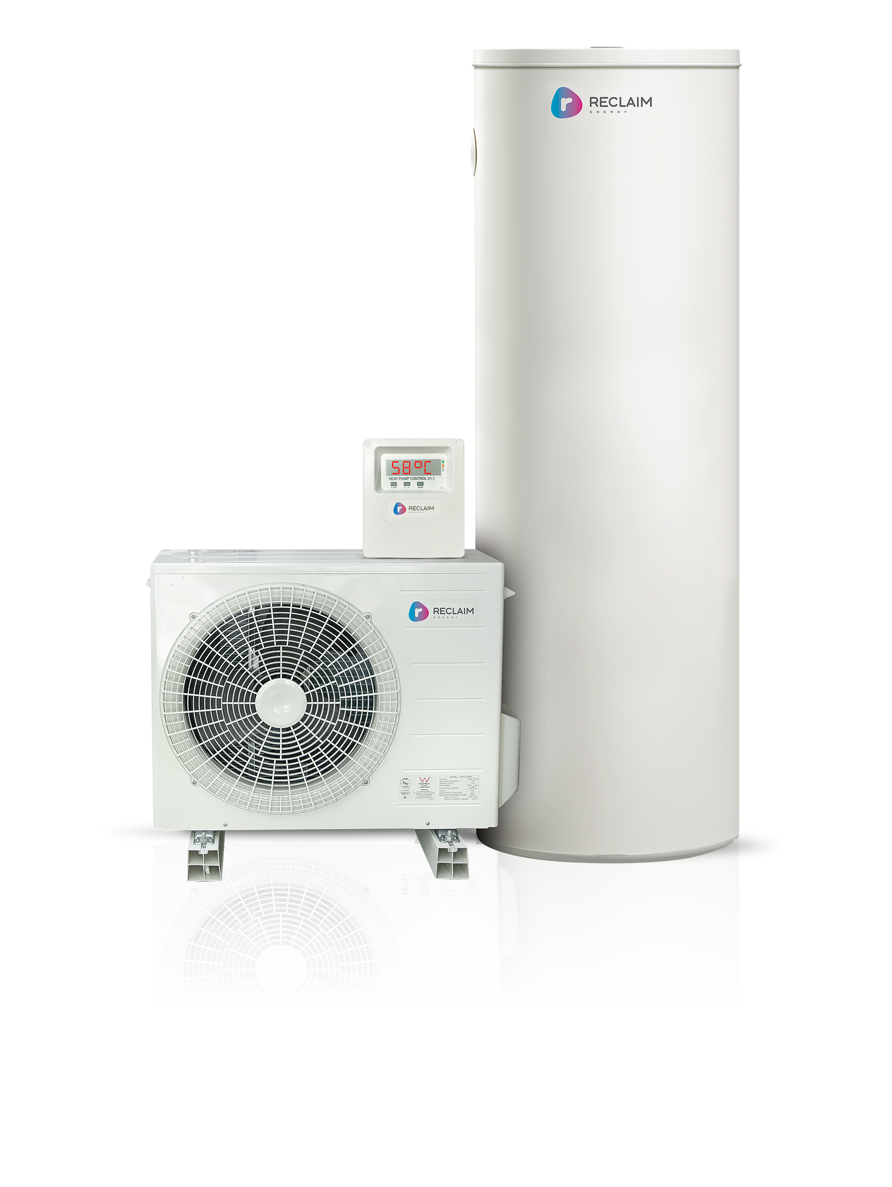 Reclaim Energy CO2 Heat Pump 400L System
