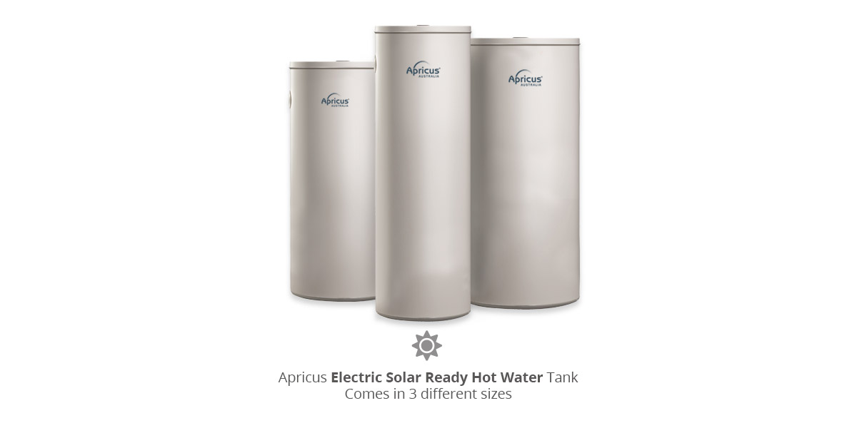 Apricus 400L Solar Ready Electric Tank