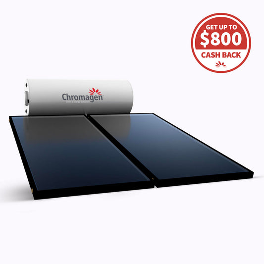 Chromagen Roofline 300L Electric Boosted Solar