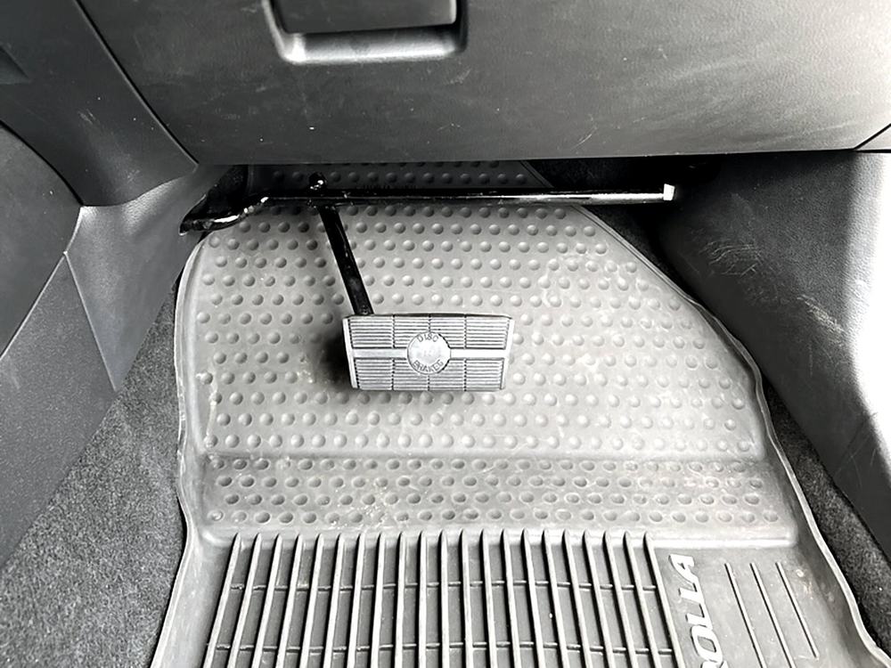 Footwell view